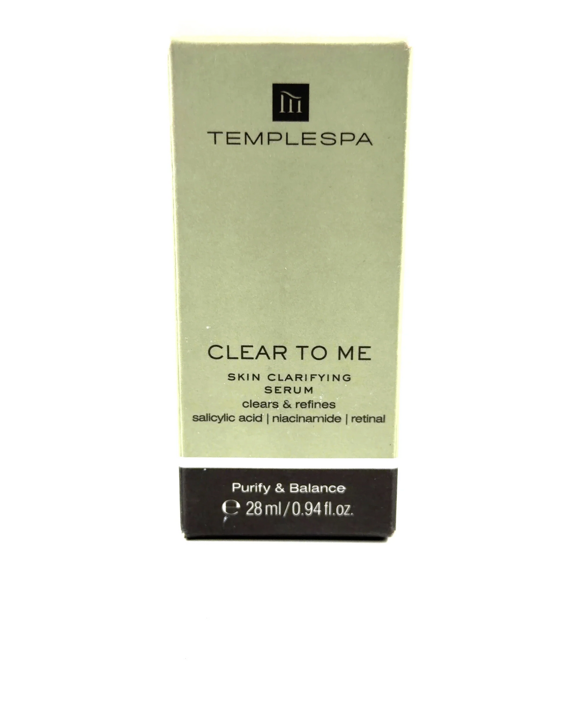 templespa Temple Spa Clear To Me Skin Clarifying Serum 28ml, size 28ml — label