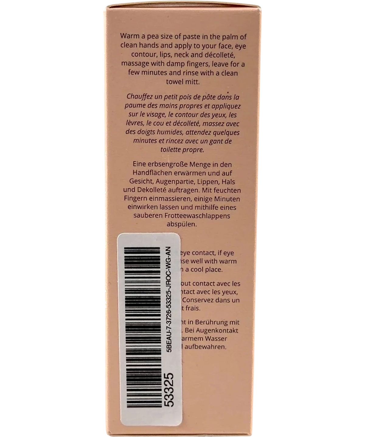 LixirSkin Vitamin C Paste, size 50ml — back