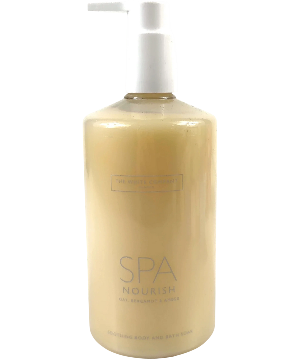 The White Company SPA NOURISH OAT, BERGAMOT & AMBER, size 500ml — front