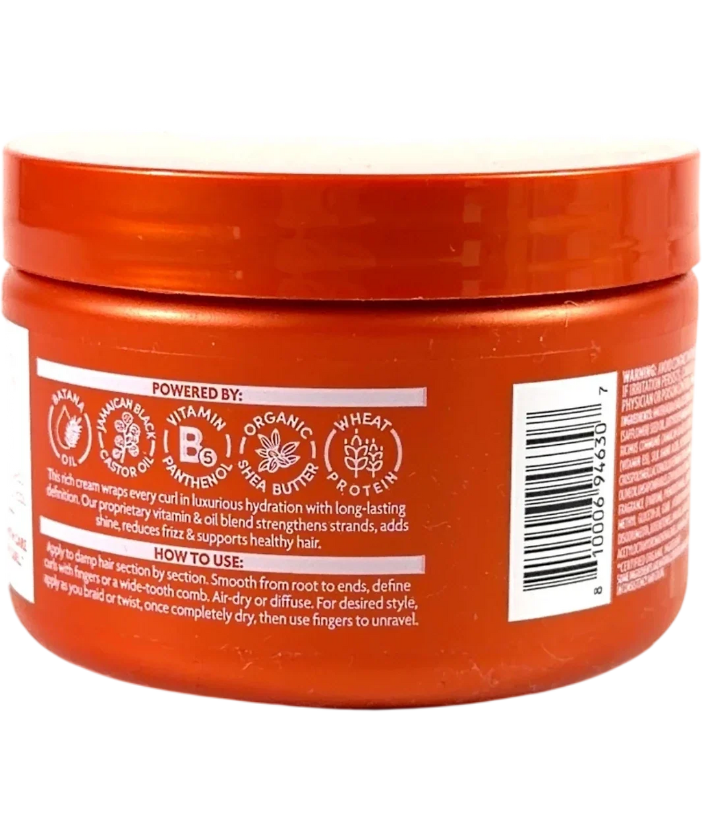 Cantu ULTRA MOISTURE BATANA OIL + JAMAICAN BLACK CASTOR OIL NOURISHING CURL CREAM, size 283g — back