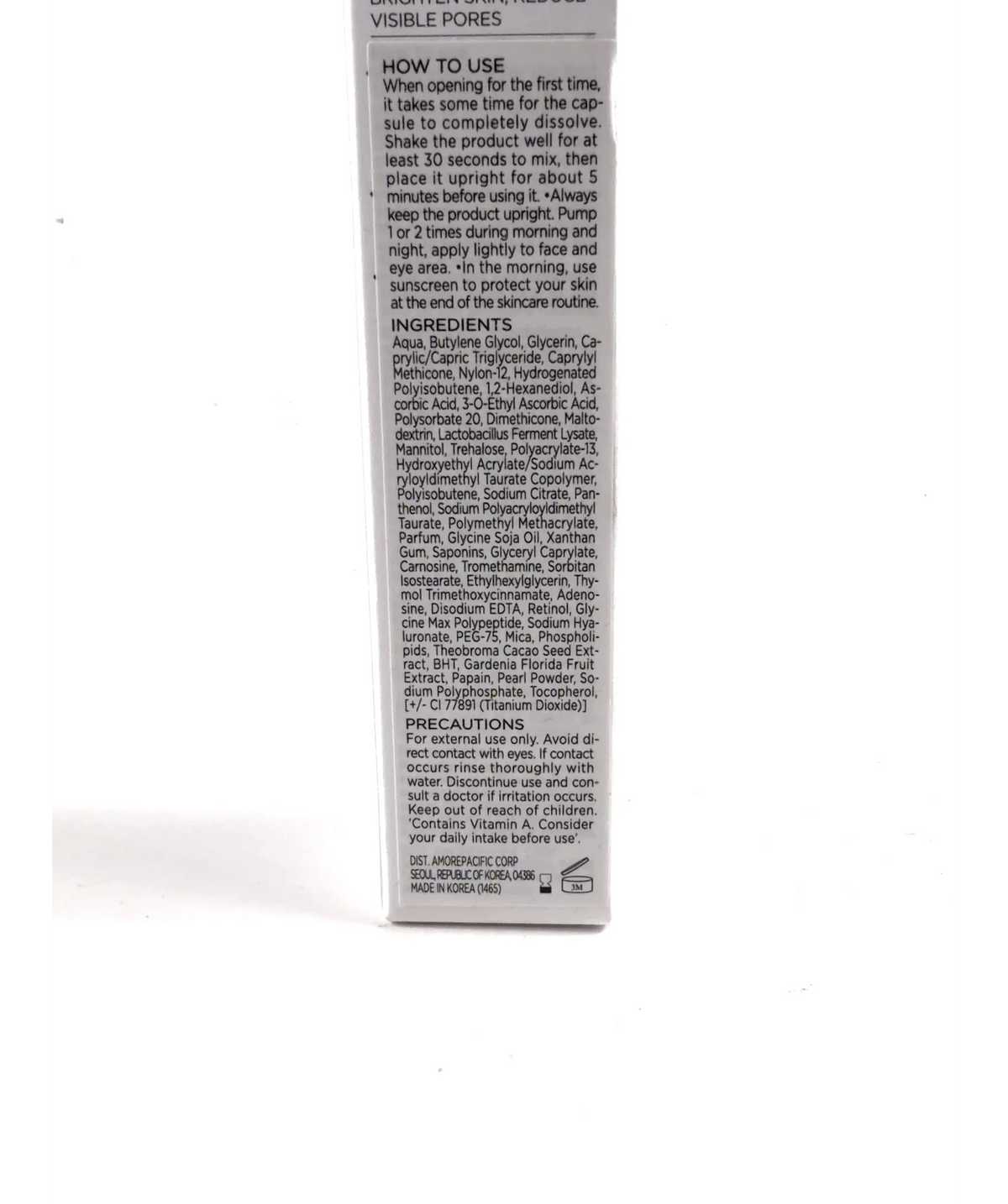 PRIMERA YOUTH RADIANCE VITAINOL SERUM, size 21g — fabric detail