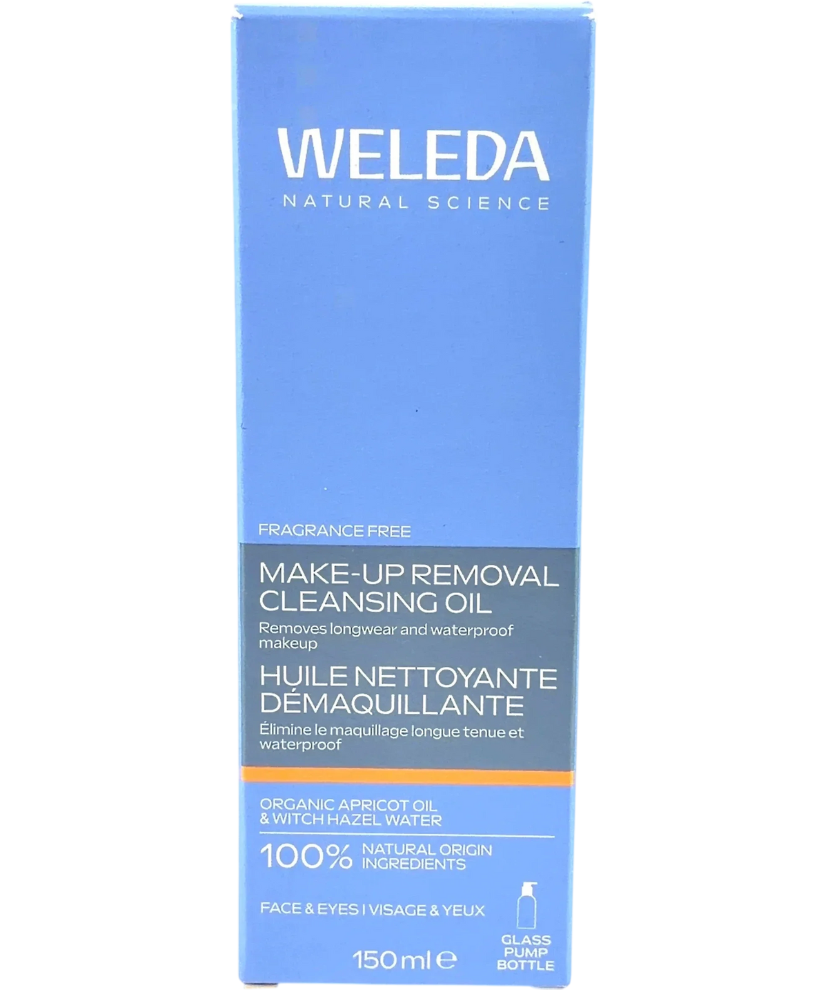 Weleda MAKE-UP REMOVAL CLEANSING OIL, size 150ml — front