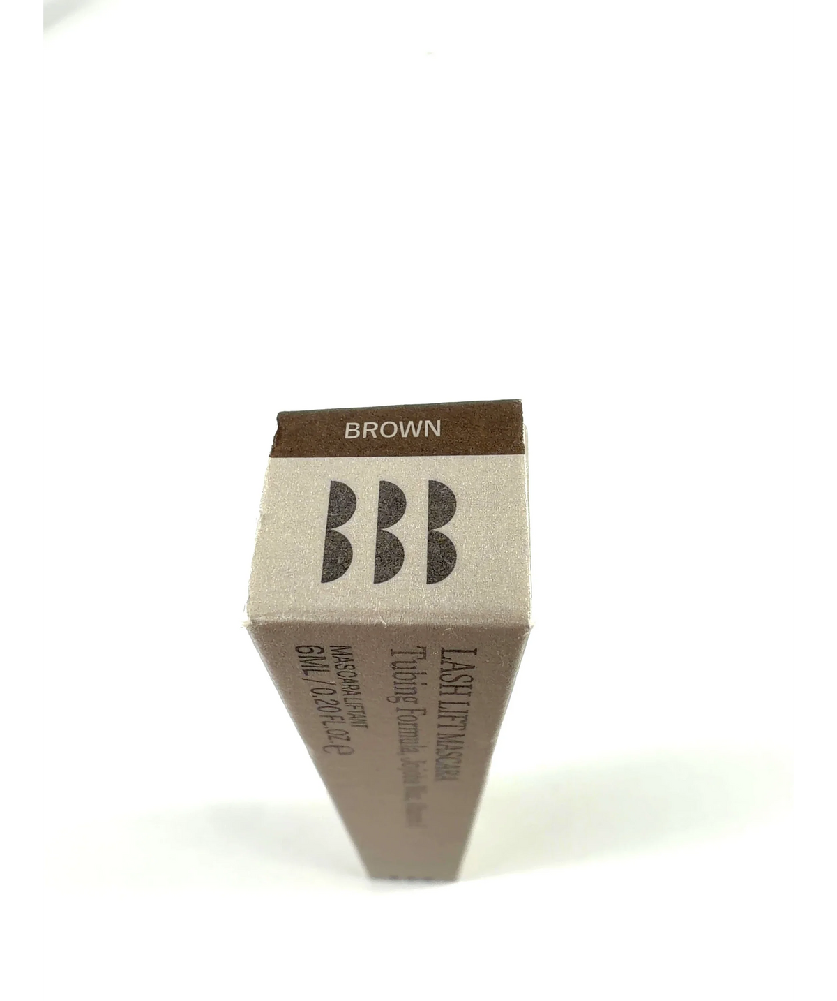 BBB Brown LASH LIFT MASCARA, size 6ml — label