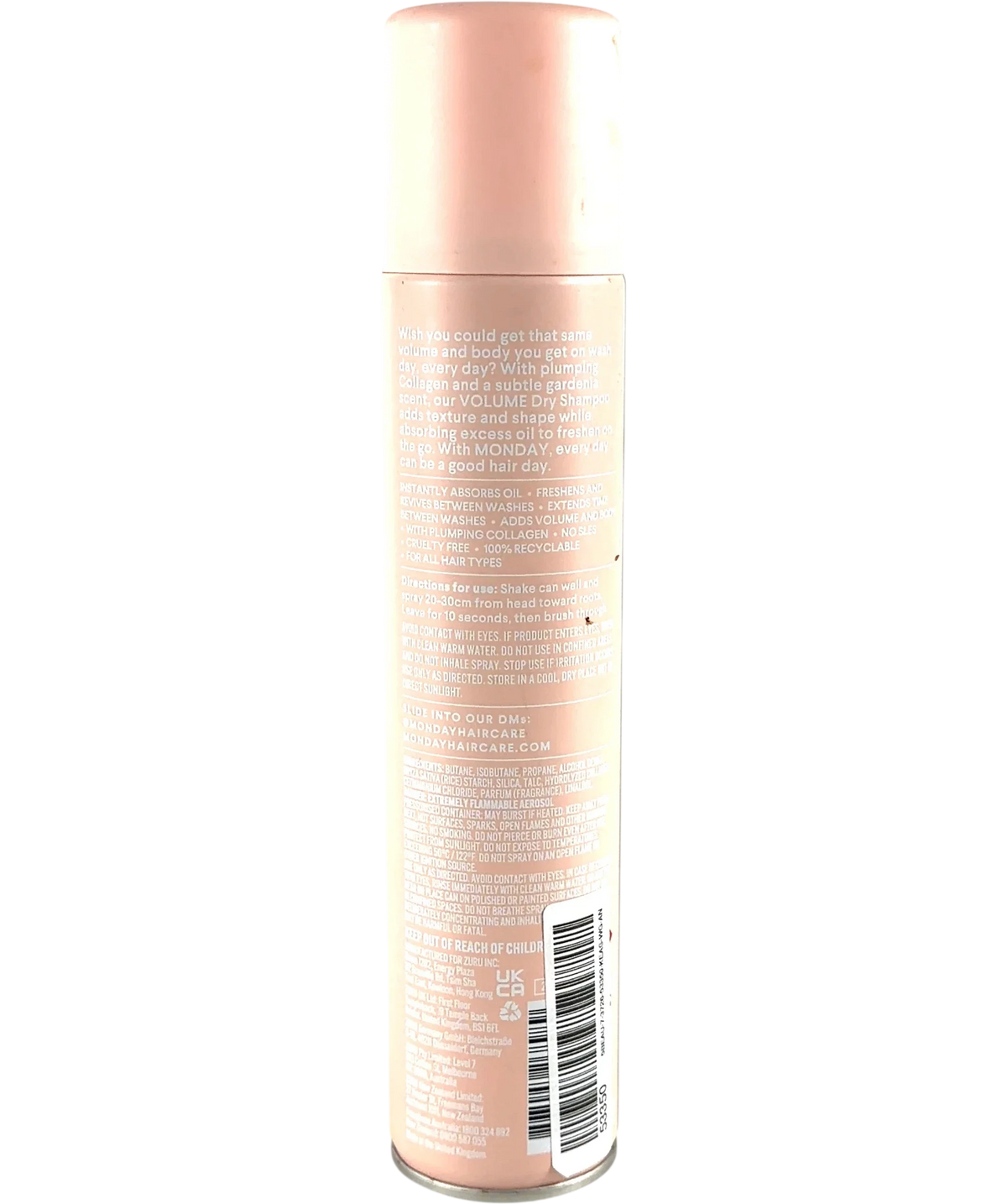 monday Shade, size 200ml — back