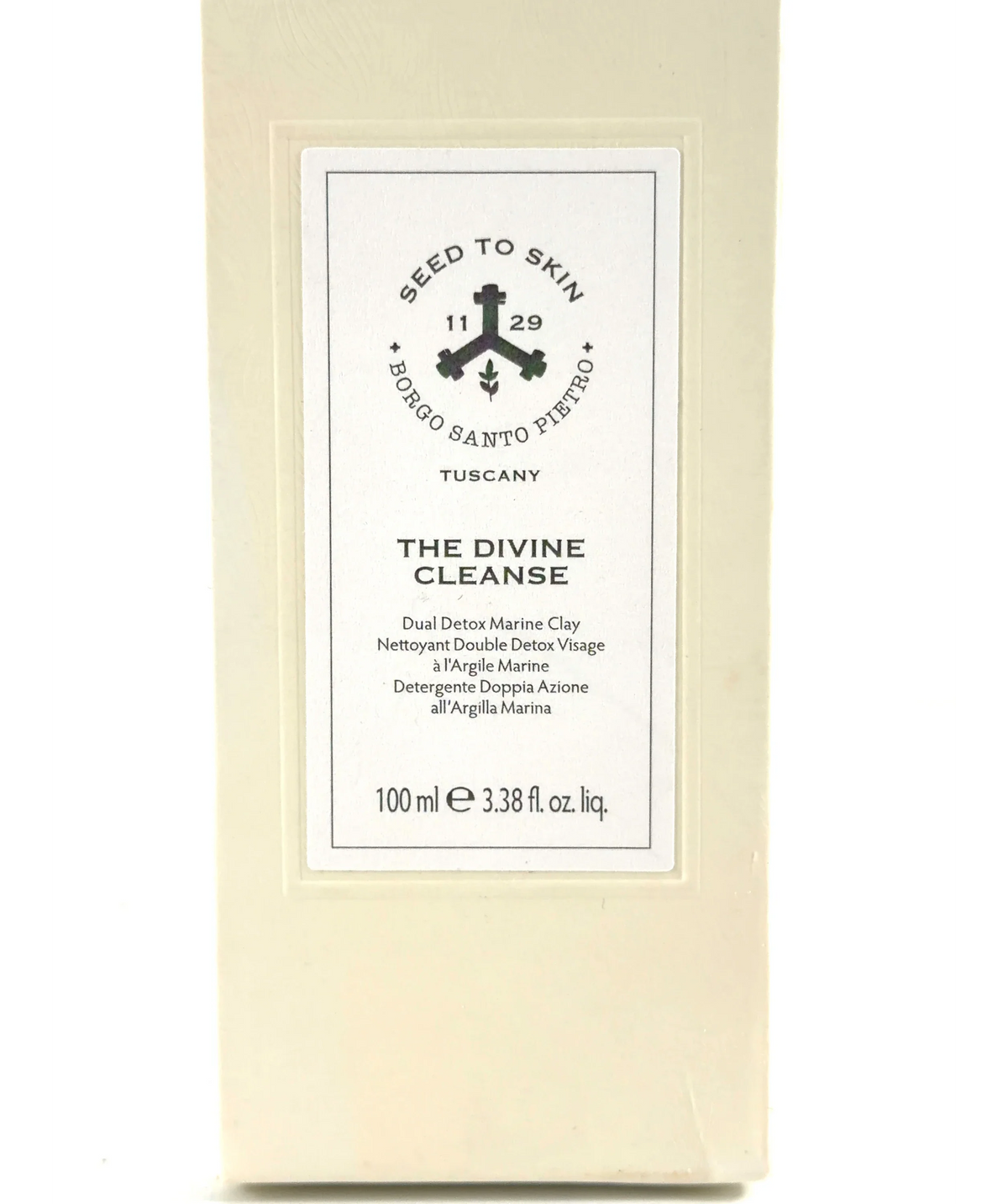 seed to skin THE DIVINE CLEANSE, size 100ml — care label