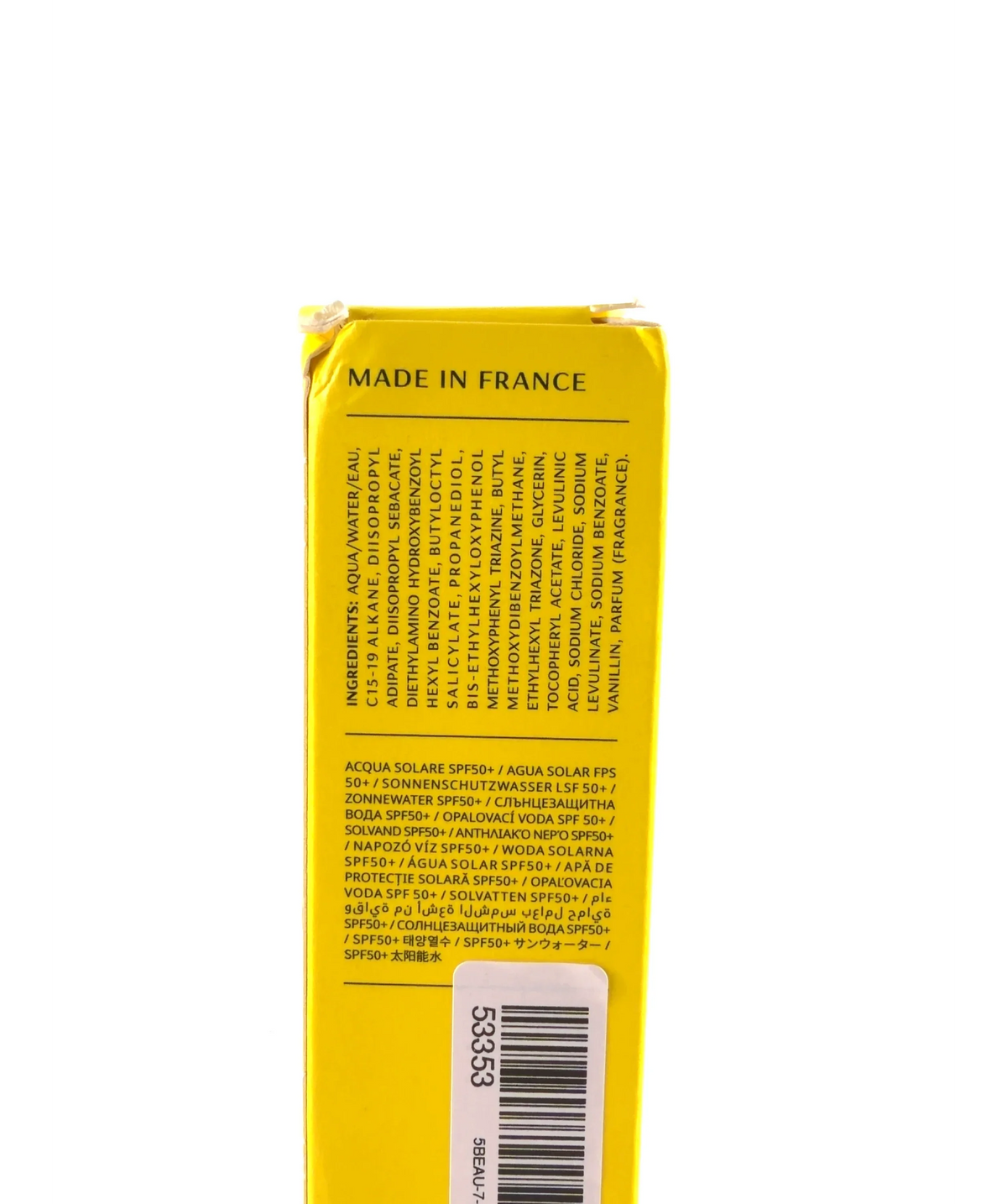 oh my cream Sun Water SPF50+ (Eau Solaire SPF50+), size 95ml — fabric detail