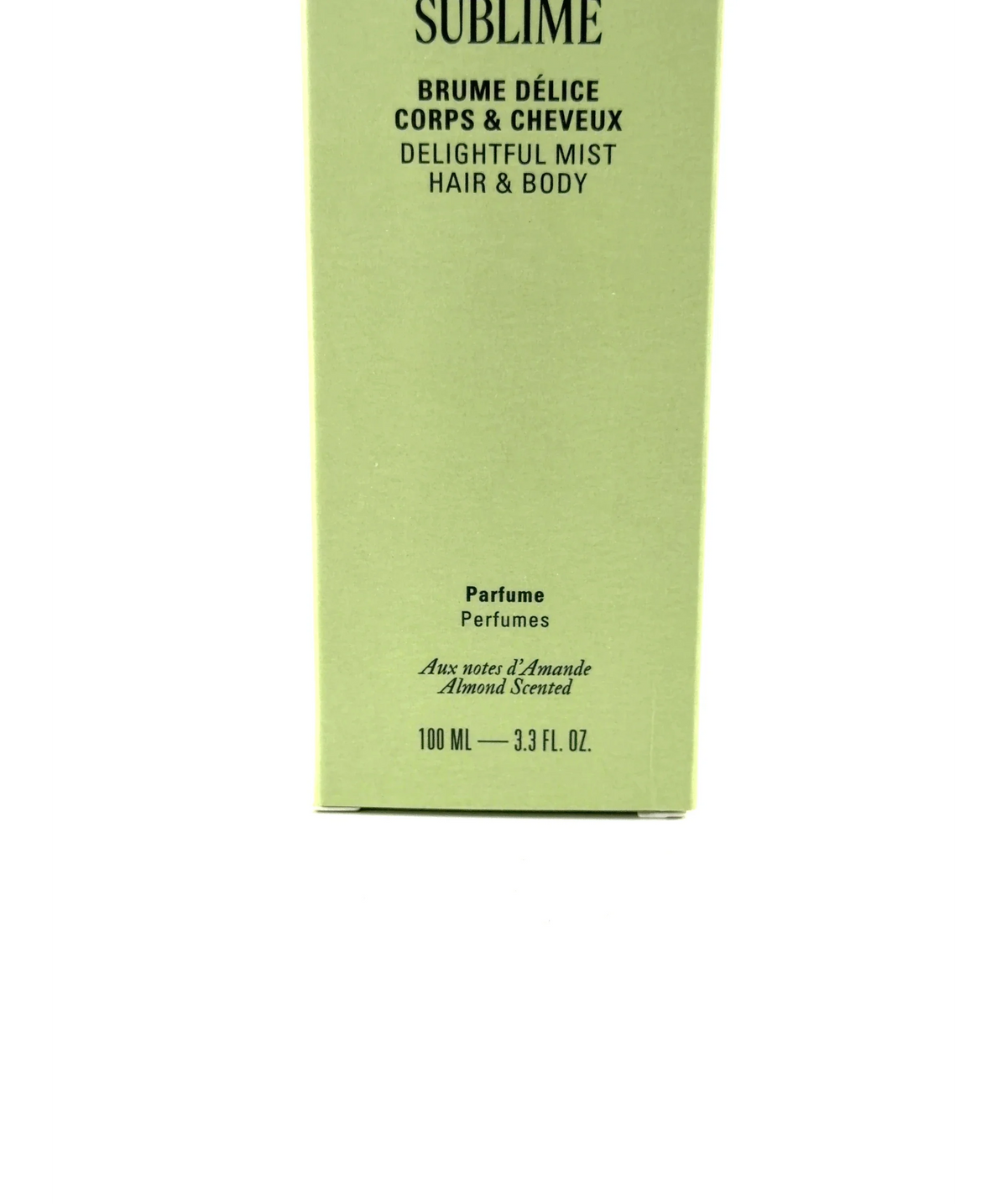 Loccitane Almond (Amande Sublime) Delightful Hair & Body Mist, size 100ml — care label