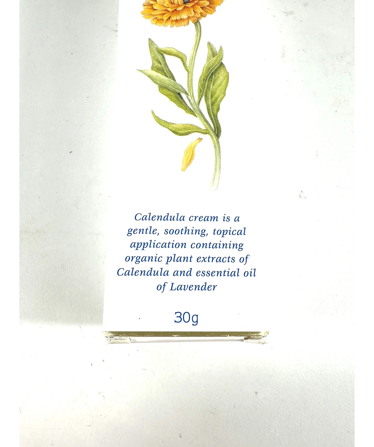 HELIOS Calendula Cream, size 30g — care label