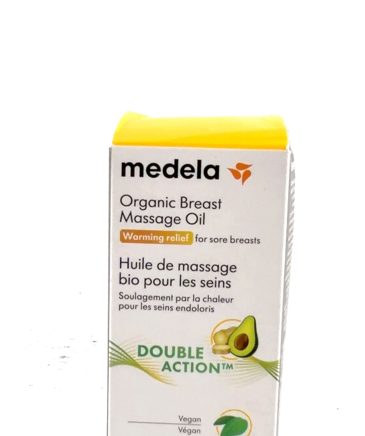 medela Organic Breast Massage Oil, size 50ml — label