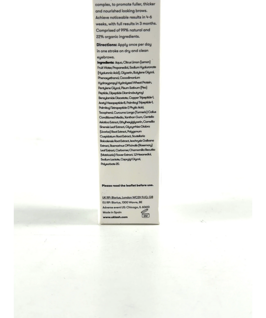 UKBROW Complex Peptide Eyebrow Serum, size 3ml — fabric detail