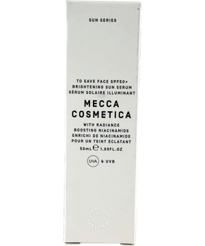 Mecca Cosmetica To Save Face SPF50+ Brightening Sun Serum 50m