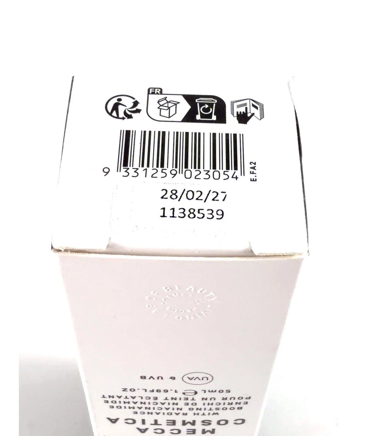 mecca cosmetica TO SAVE FACE SPF50+ BRIGHTENING SUN SERUM, size 50ml — care label