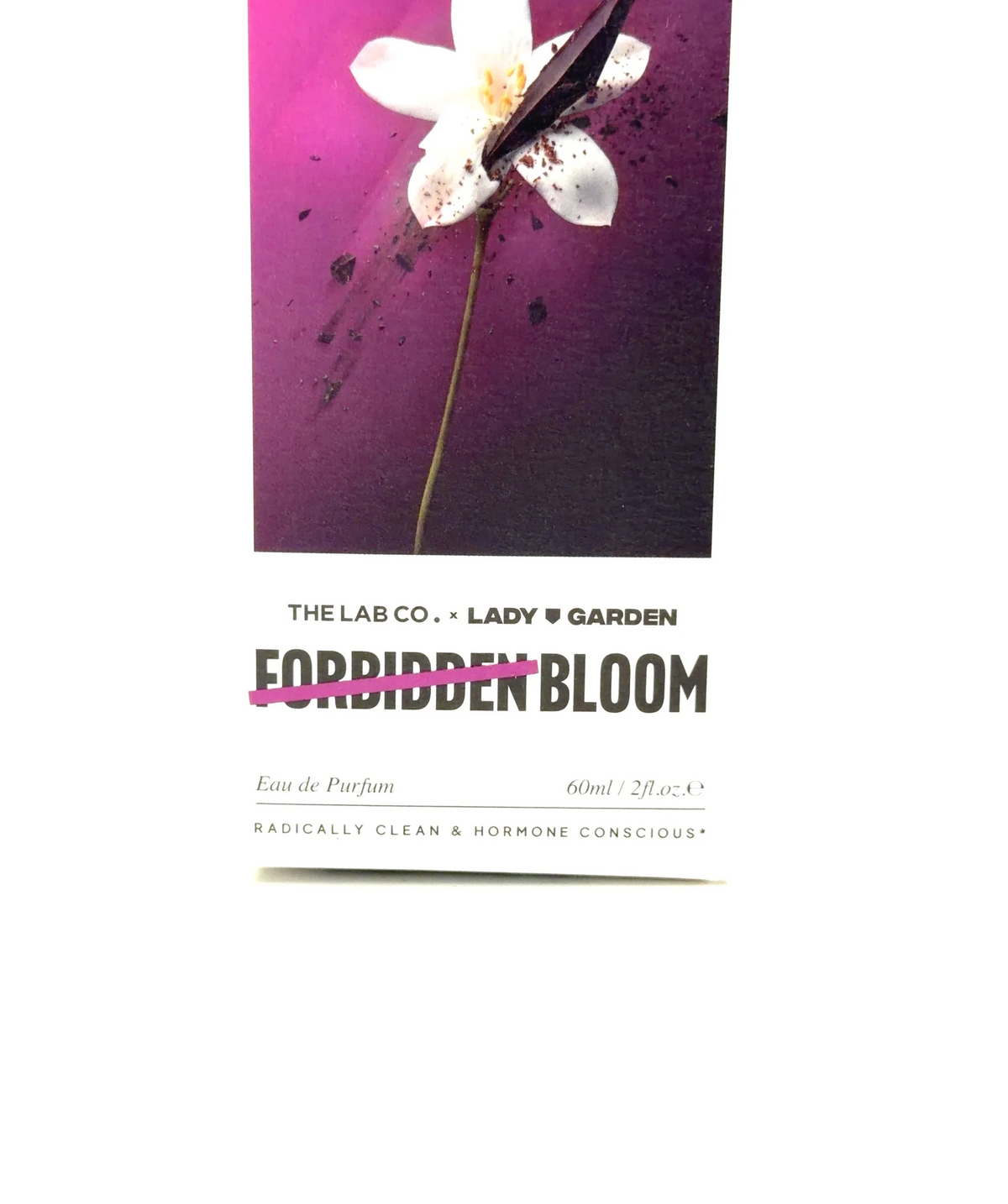 The Lab Co. FORBIDDEN BLOOM, size 60ml — care label