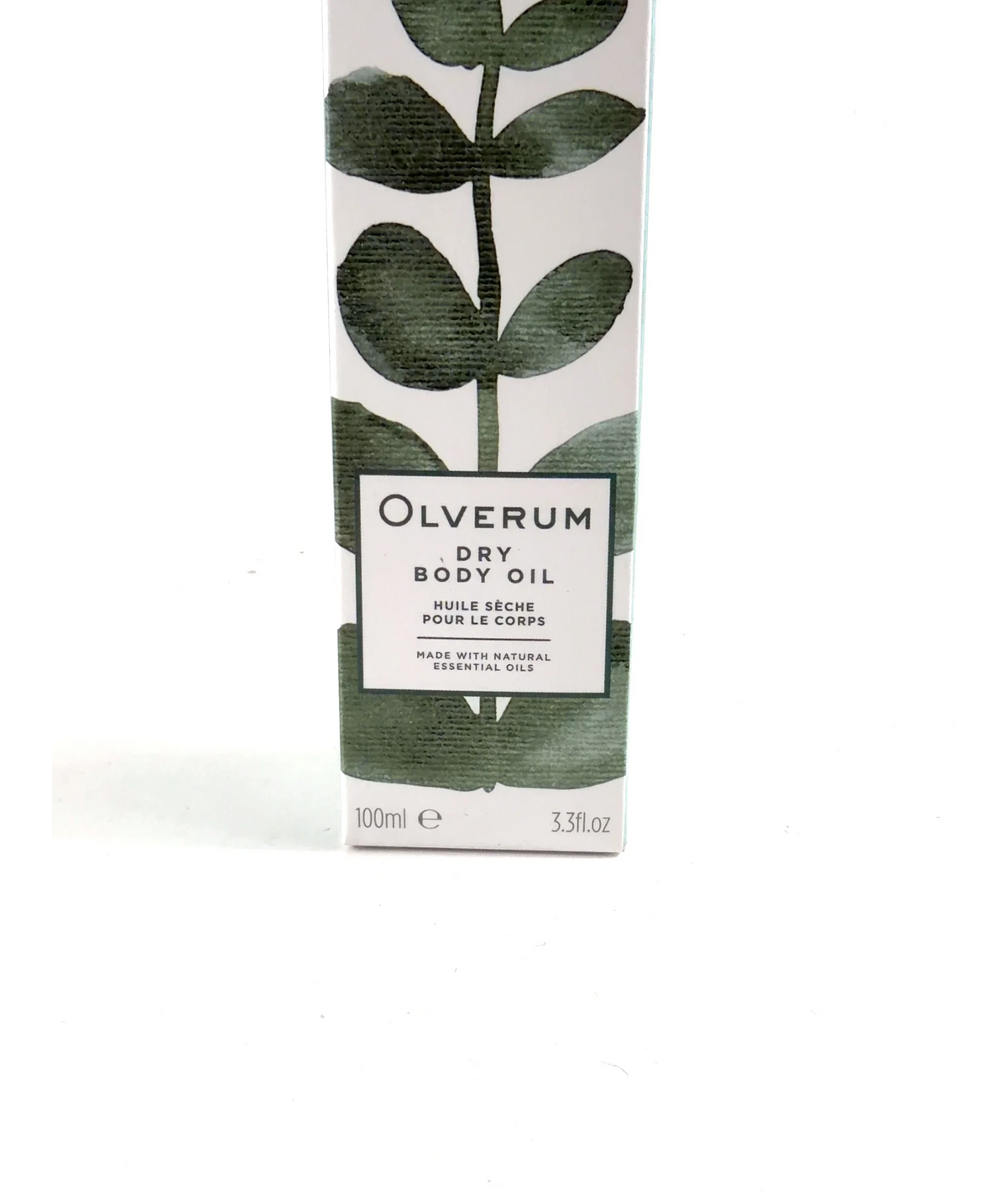 olverum DRY BODY OIL, size 100ml — care label