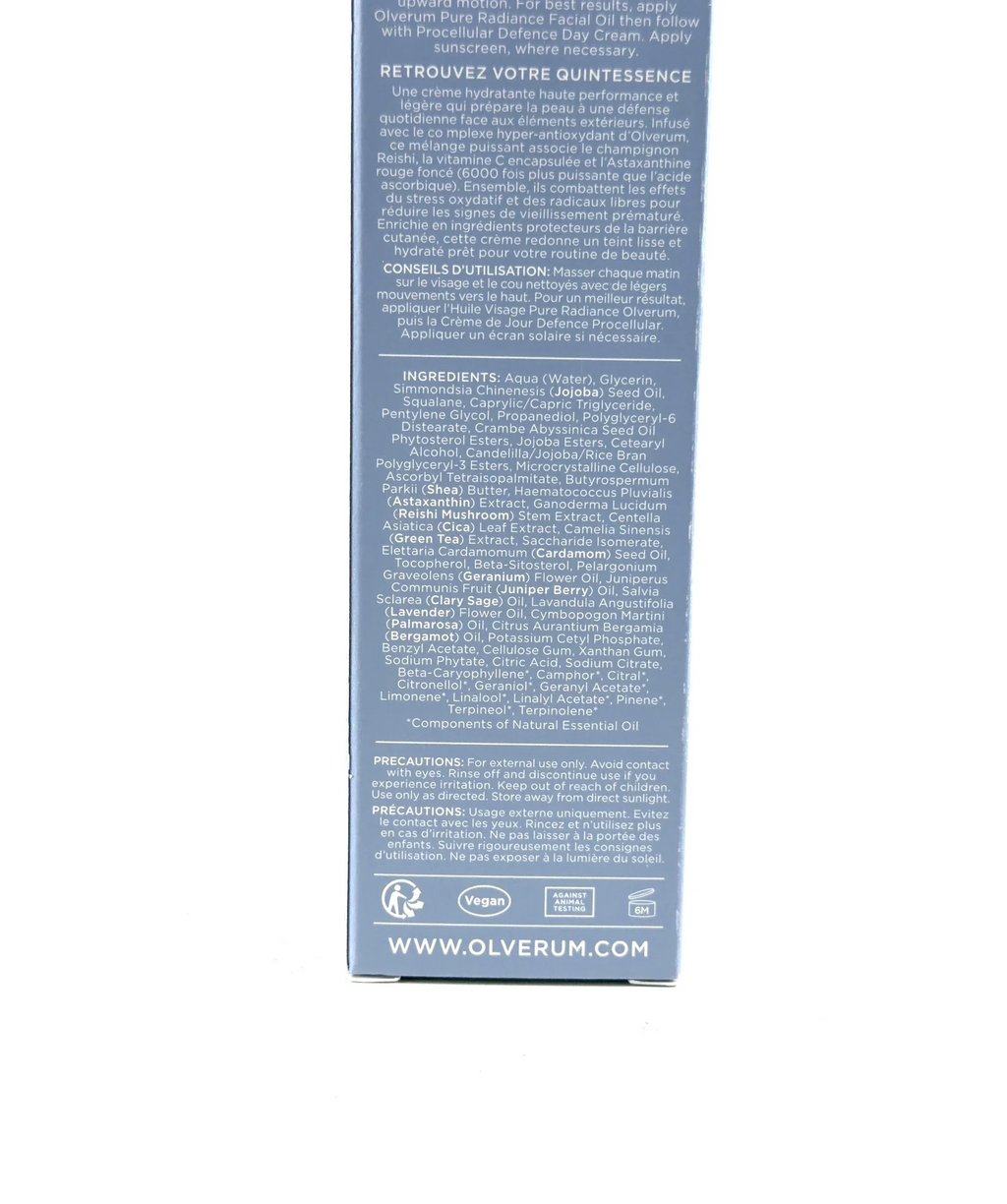 olverum Procellular Defence Day Cream 50ml, size 50ml — fabric detail
