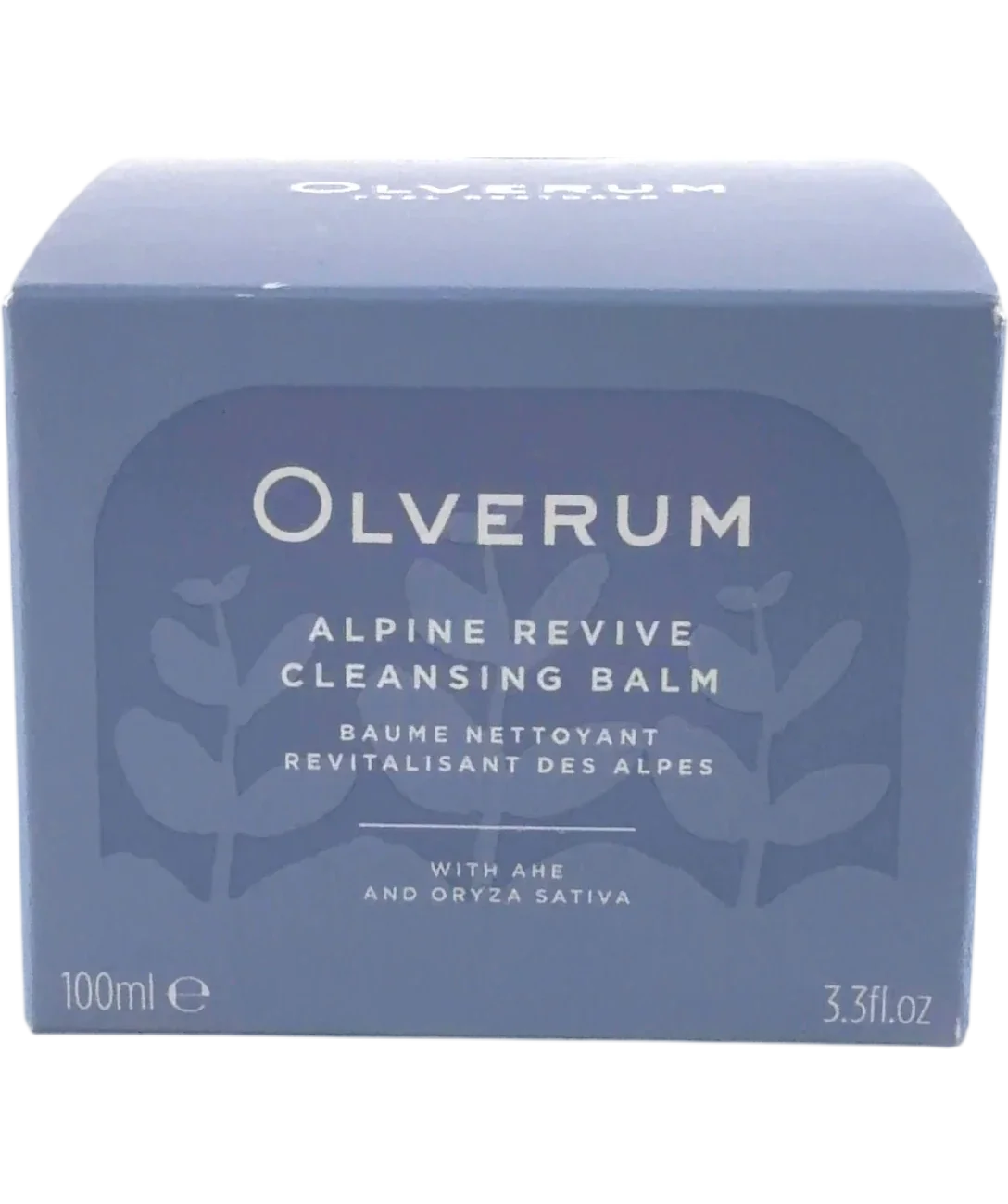 olverum Alpine Revive Cleansing Balm, size 100ml — front