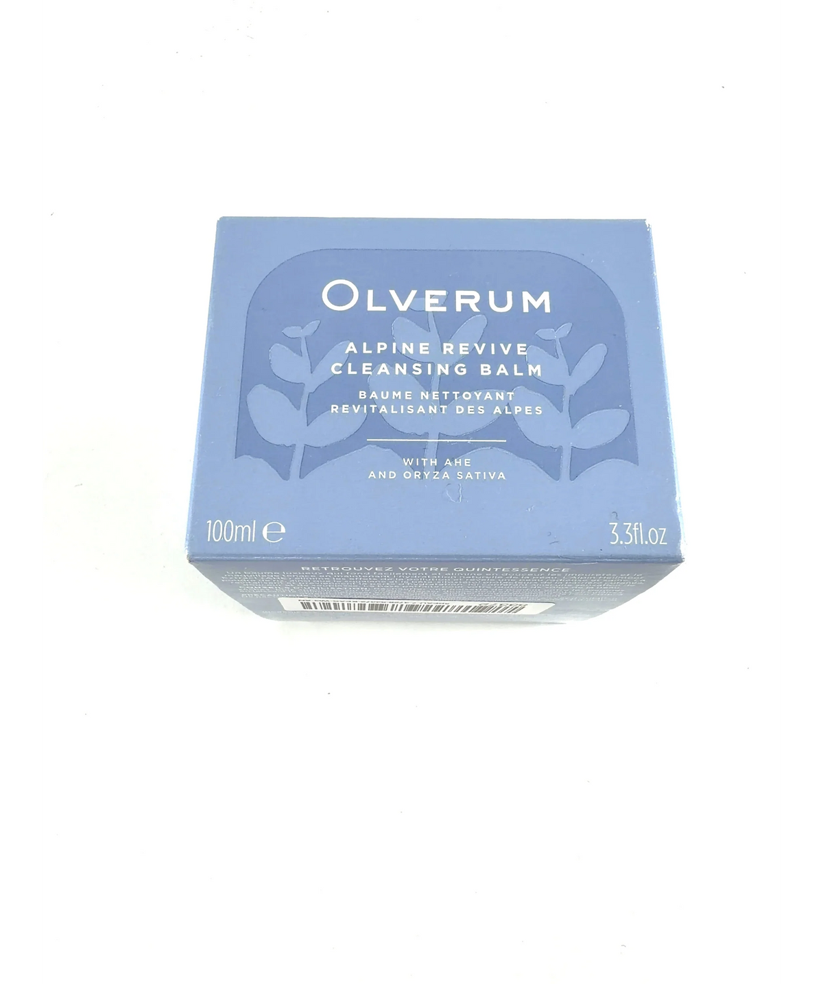 olverum Alpine Revive Cleansing Balm, size 100ml — label