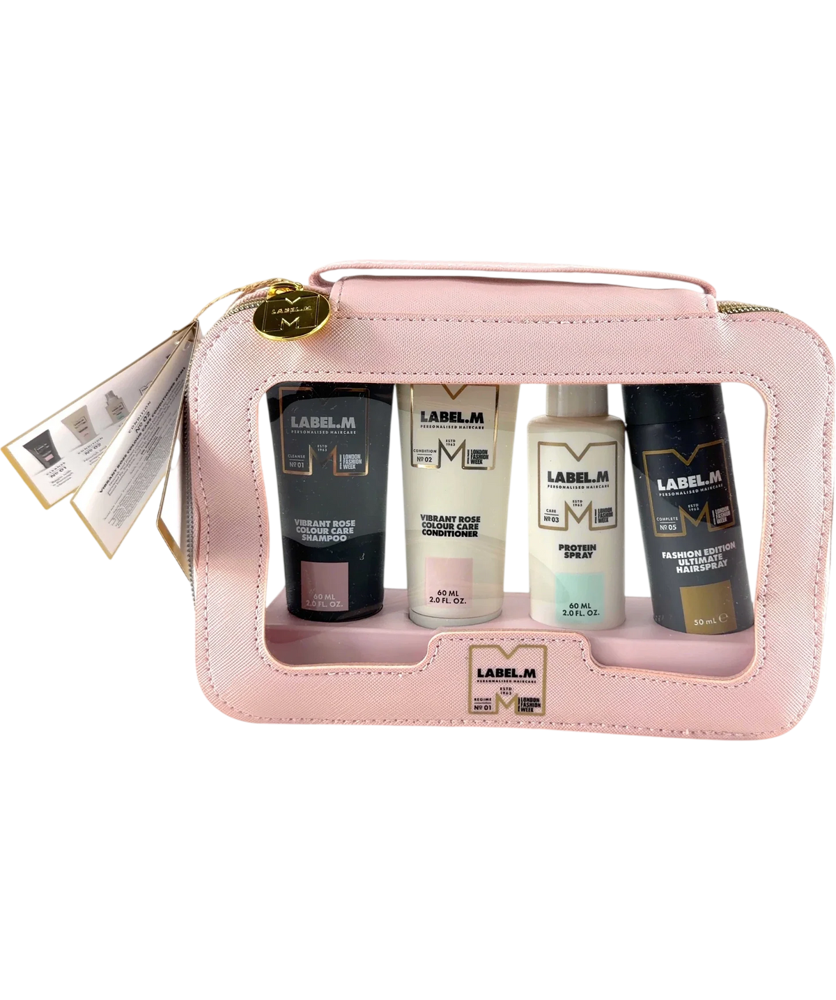 LABEL.M abel.m Vibrant Rose Mini Discovery Kit 4 Piece Set, size 60ml — front