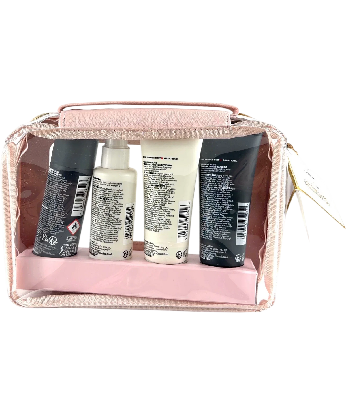 LABEL.M abel.m Vibrant Rose Mini Discovery Kit 4 Piece Set, size 60ml — back