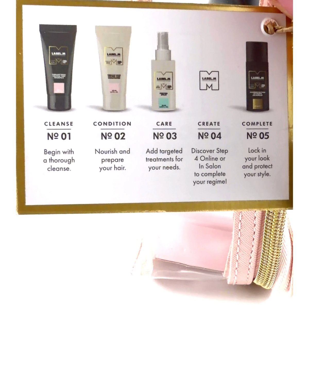LABEL.M abel.m Vibrant Rose Mini Discovery Kit 4 Piece Set, size 60ml — care label