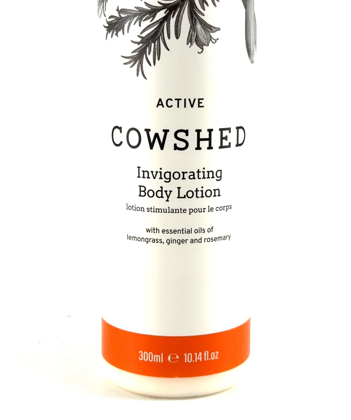 Cowshed Active Body Lotion (Lemongrass, Ginger & Rosemary) 300ml, size 300ml — label