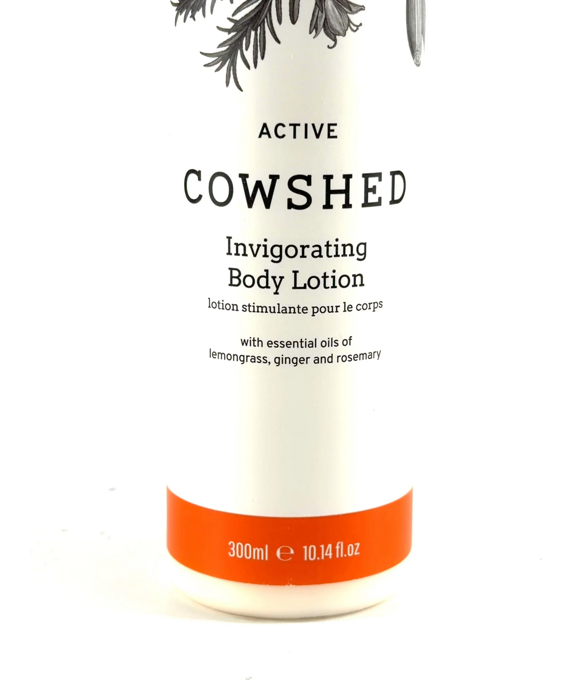 Cowshed Active Body Lotion (Lemongrass, Ginger & Rosemary) 300ml, size 300ml — care label