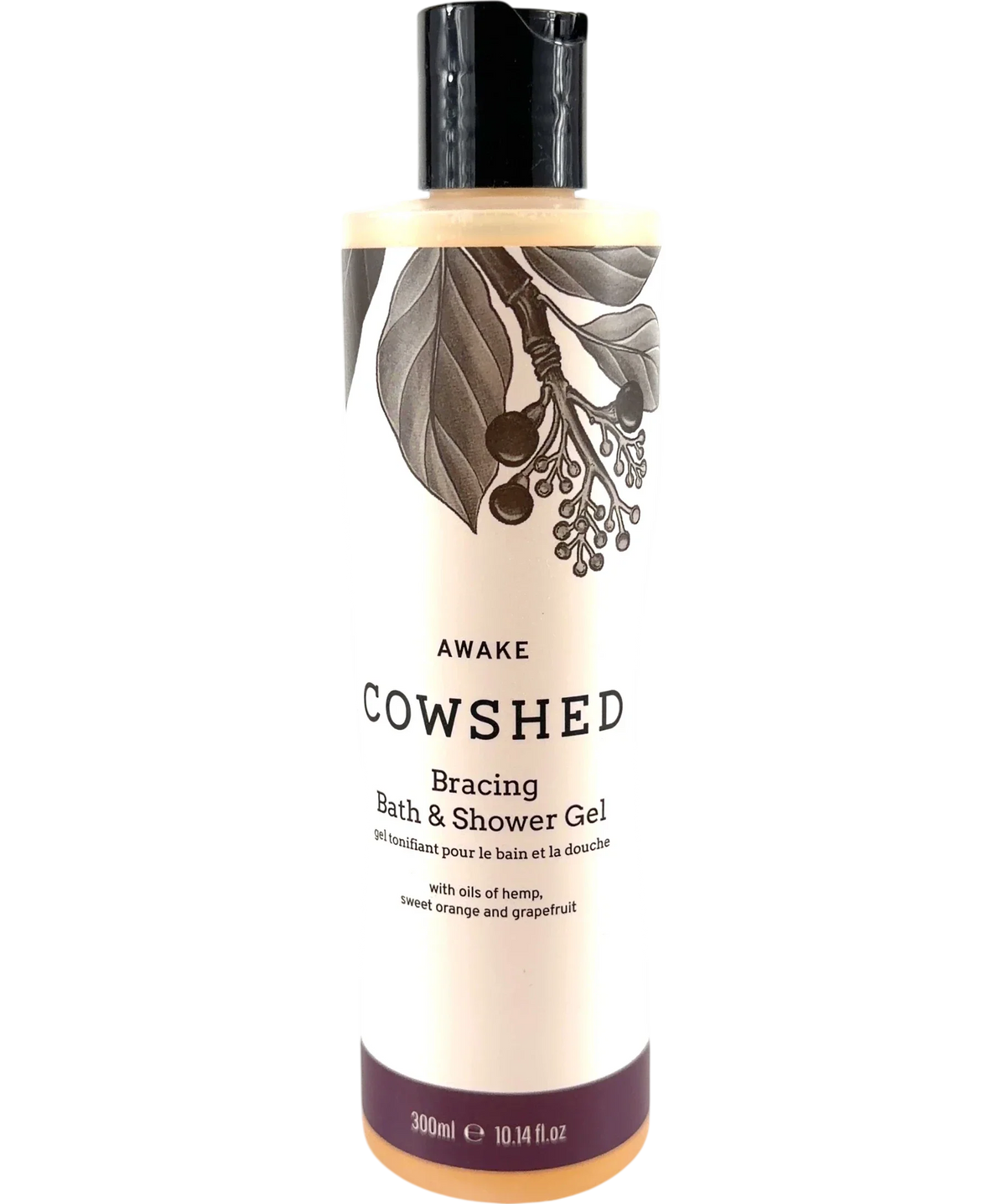 Cowshed Awake Bracing Bath & Shower Gel, size 300ml — front