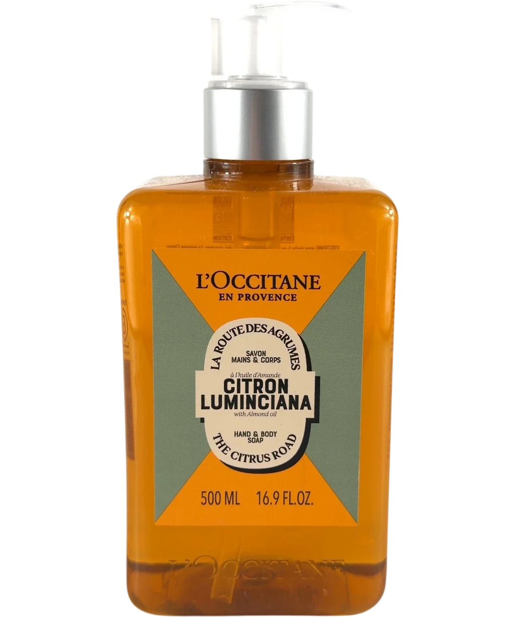 Loccitane Citron Luminciana Hand & Body Soap 500ml, size 500ml — front
