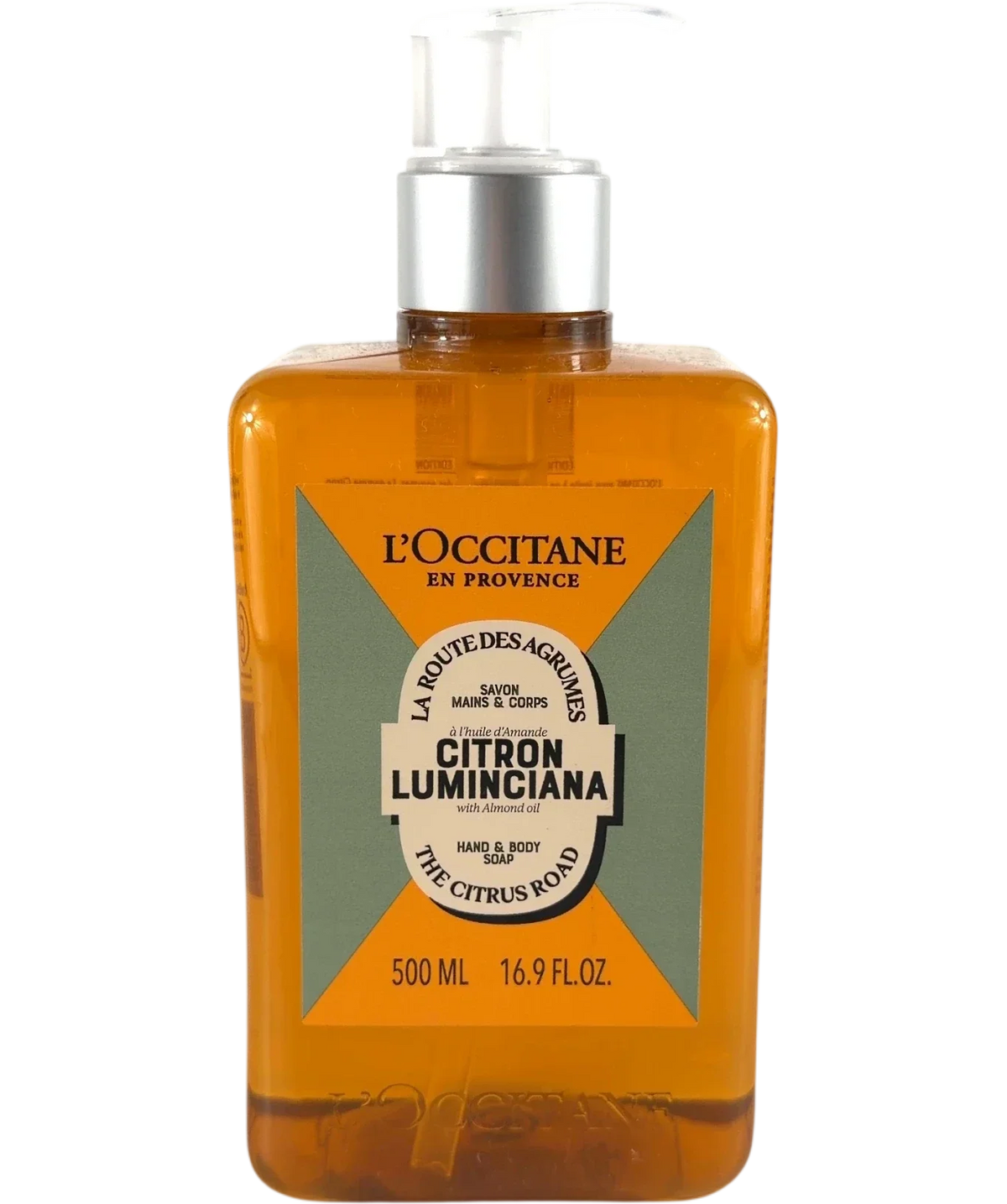 Loccitane Citron Luminciana Hand & Body Soap 500ml, size 500ml — front