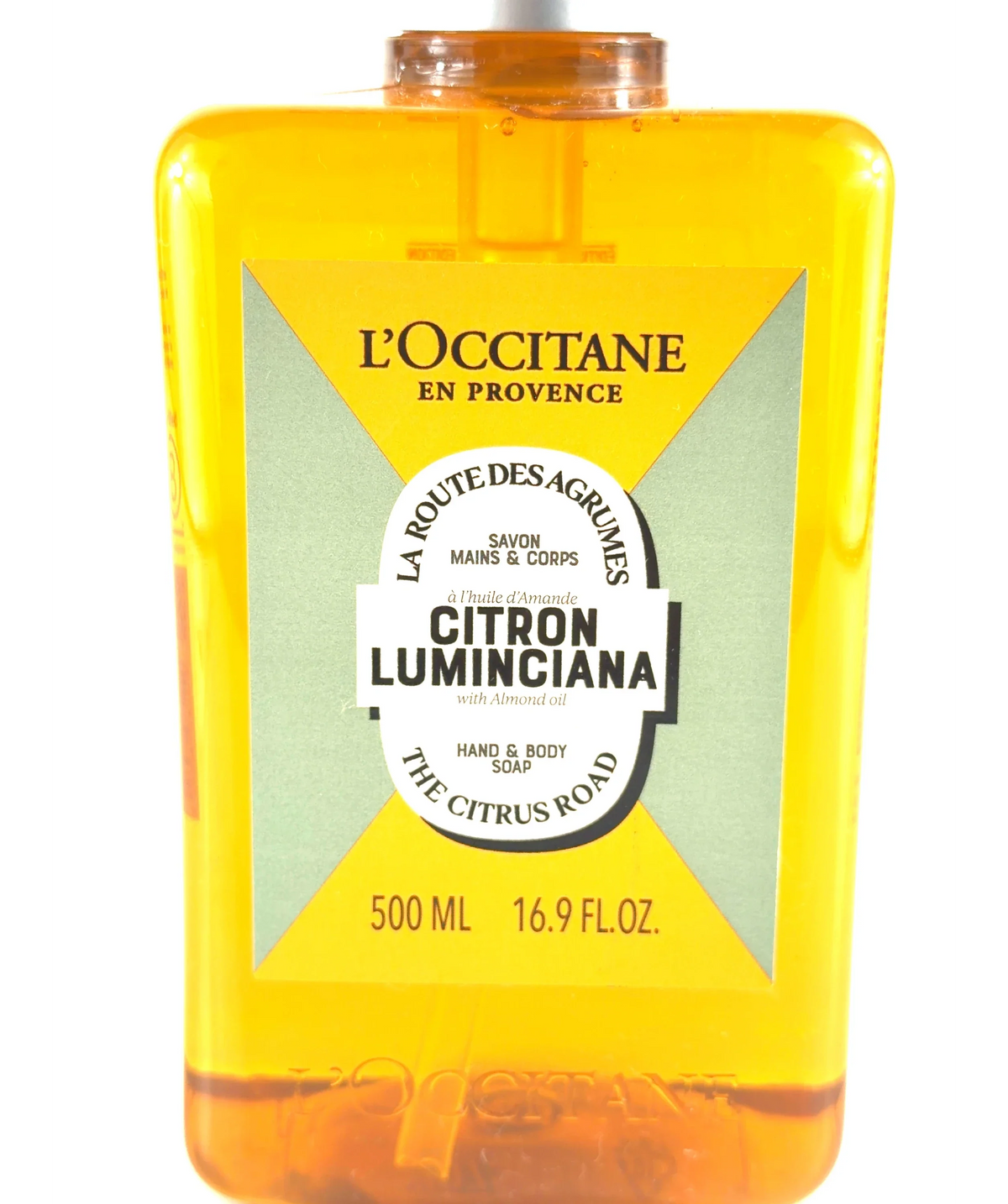 Loccitane Citron Luminciana Hand & Body Soap 500ml, size 500ml — care label