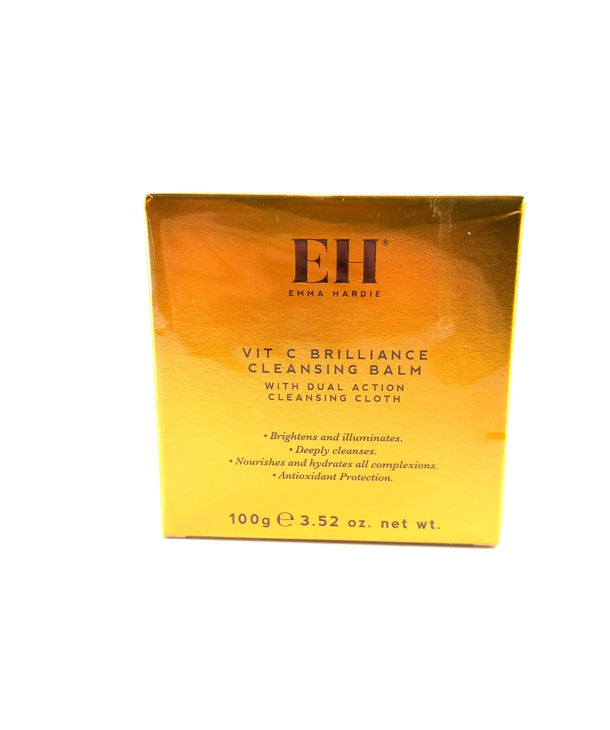 Emma Hardie VIT C BRILLIANCE CLEANSING BALM, size 100g — care label