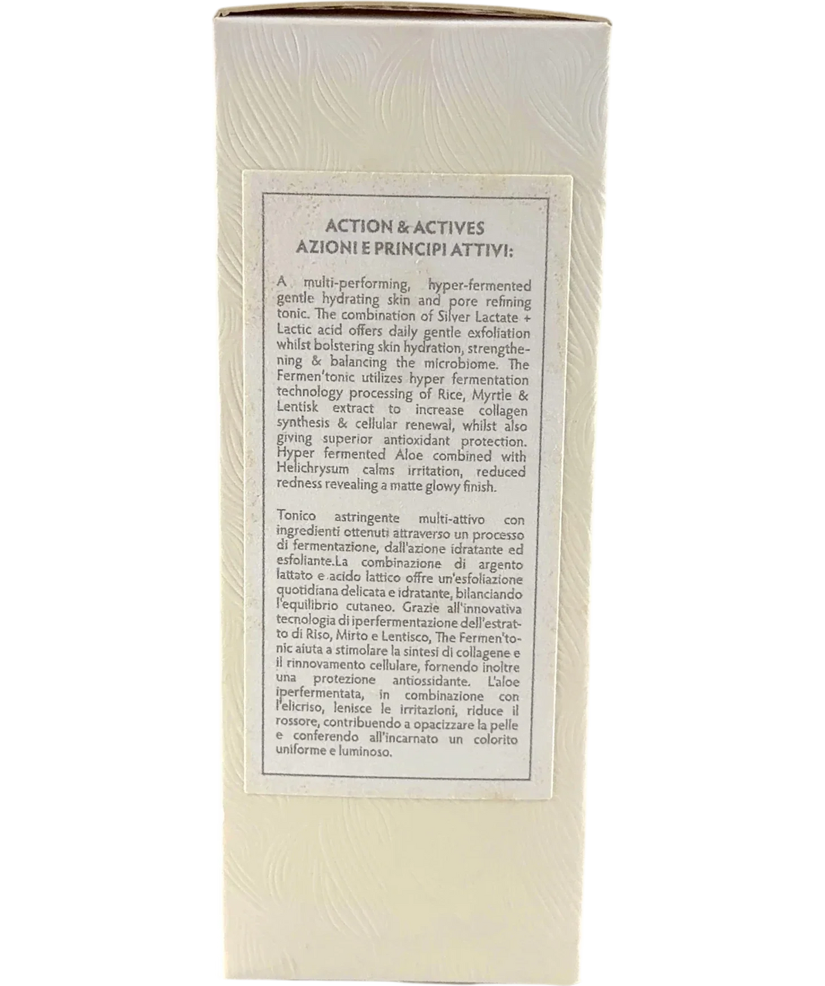 seed to skin THE FERMEN'TONIC, size 100ml — back