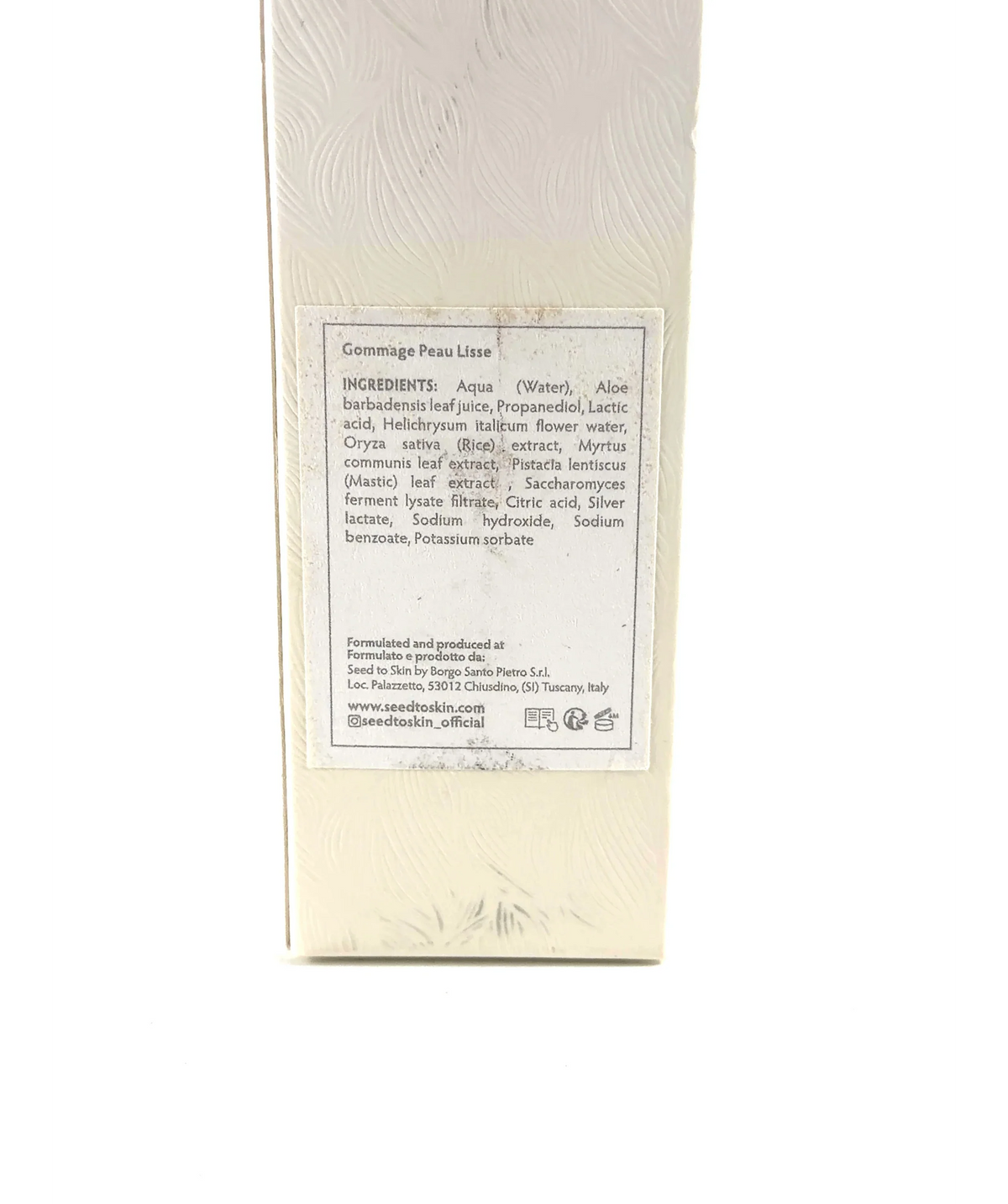 seed to skin THE FERMEN'TONIC, size 100ml — fabric detail