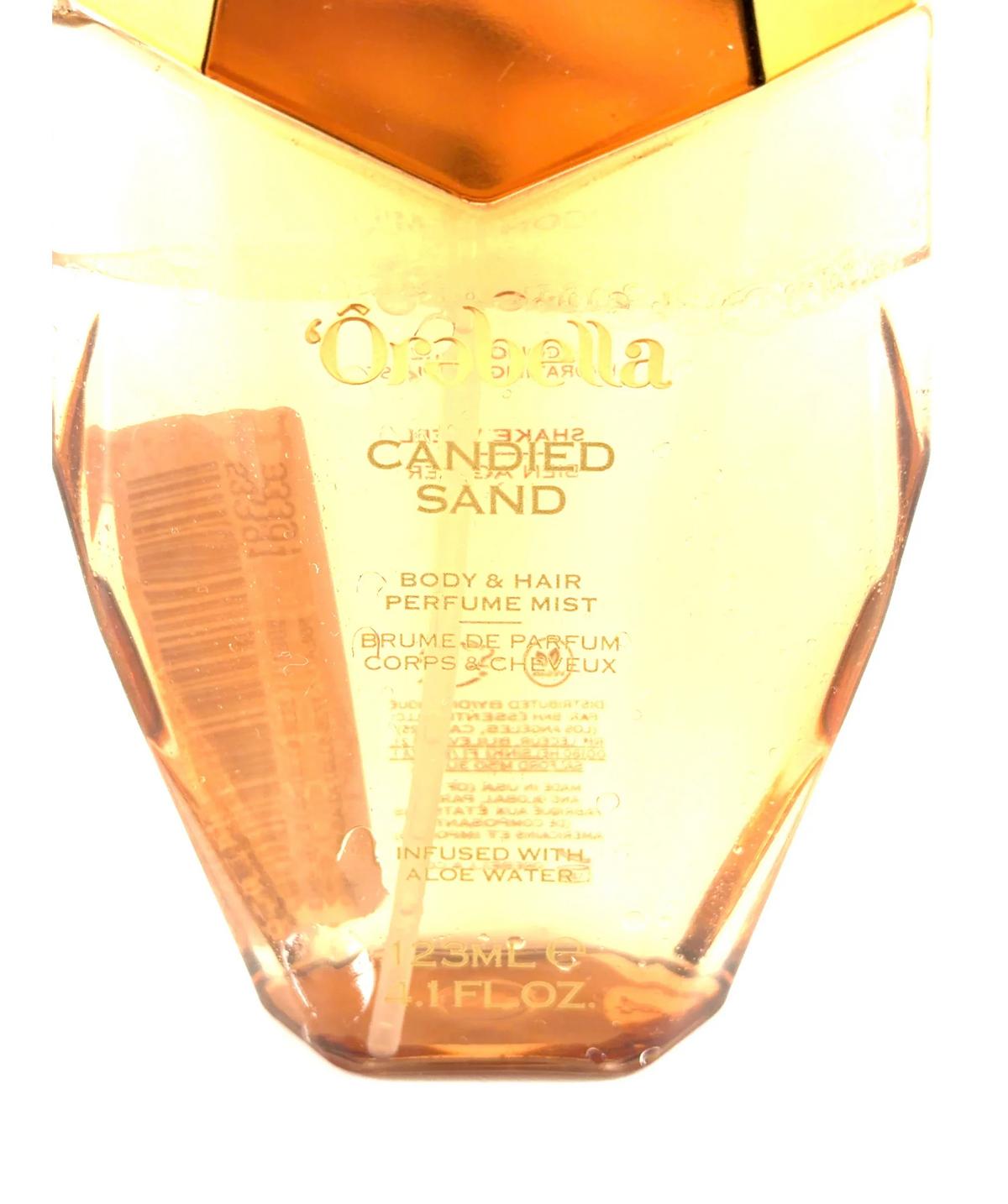 orabella Candied Sand CANDIED SAND, size 123ml — label