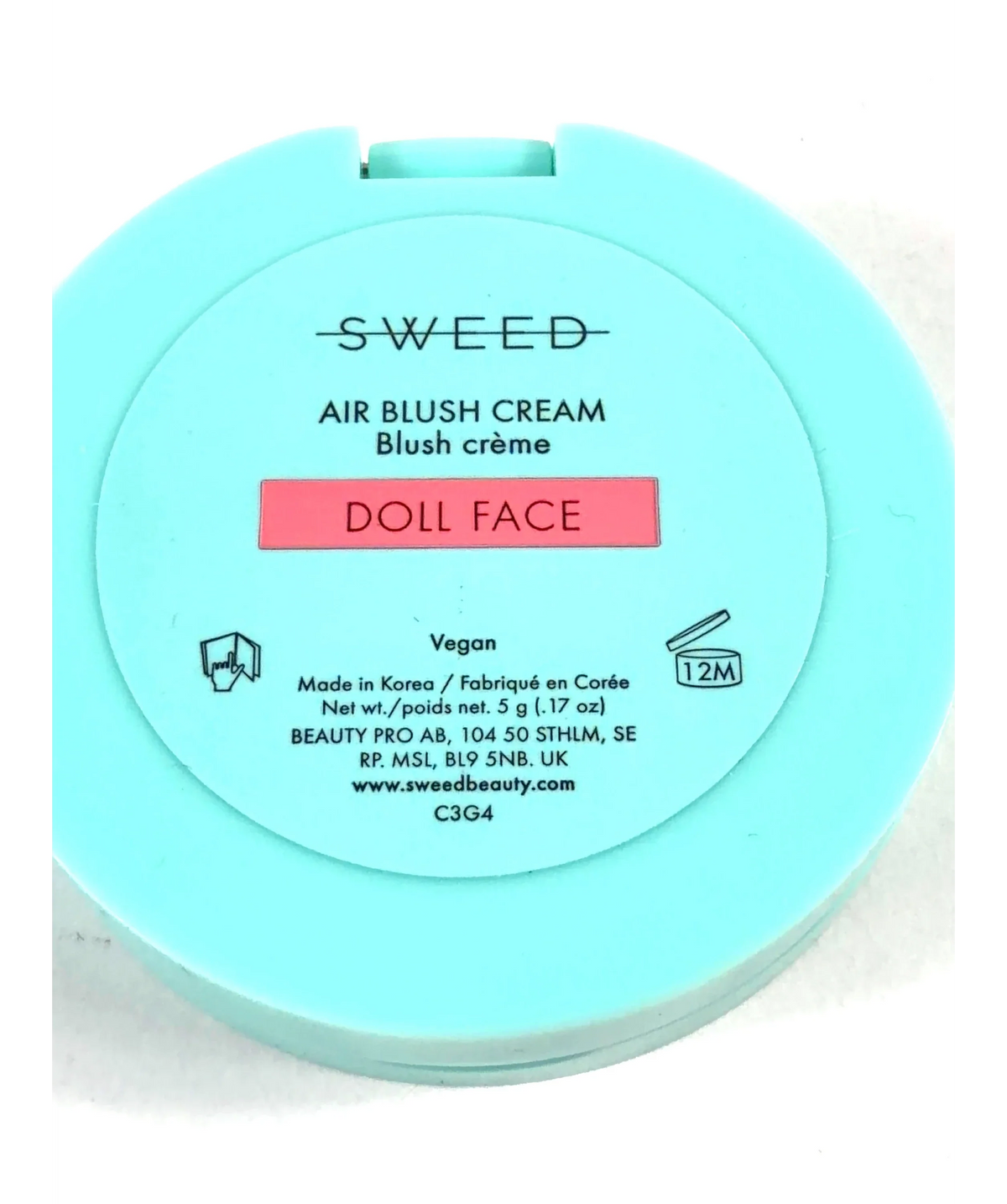 SWEED DOLL FACE AIR BLUSH CREAM, size 5g — detail