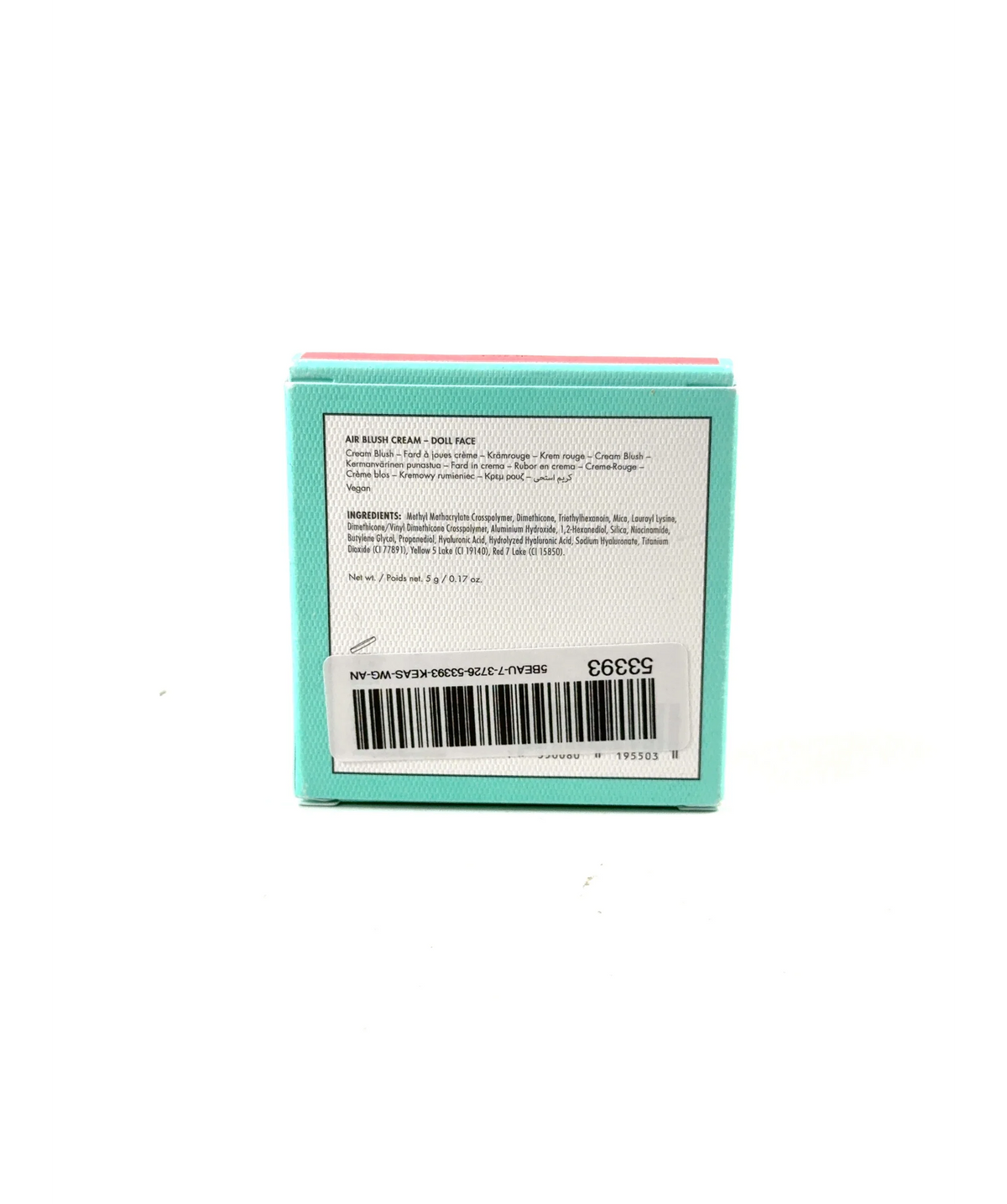 SWEED DOLL FACE AIR BLUSH CREAM, size 5g — fabric detail