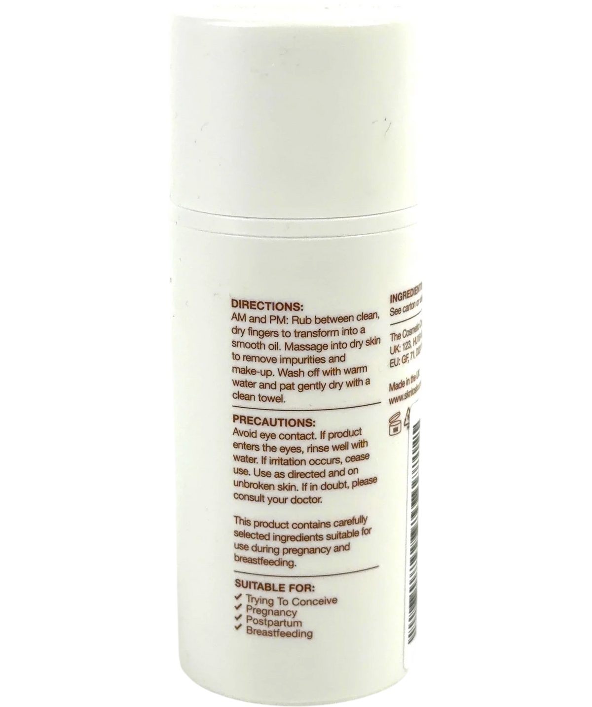 SKN-TO-SKN BALANCING ACT GEL-TO-OIL CLEANSER, size 100ml — back