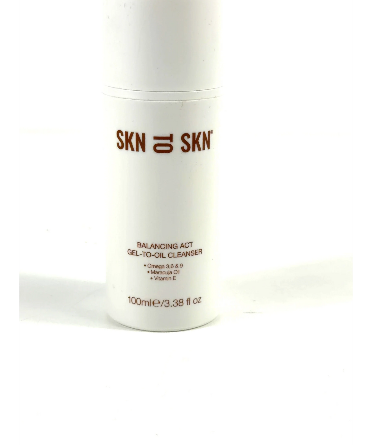 SKN-TO-SKN BALANCING ACT GEL-TO-OIL CLEANSER, size 100ml — label