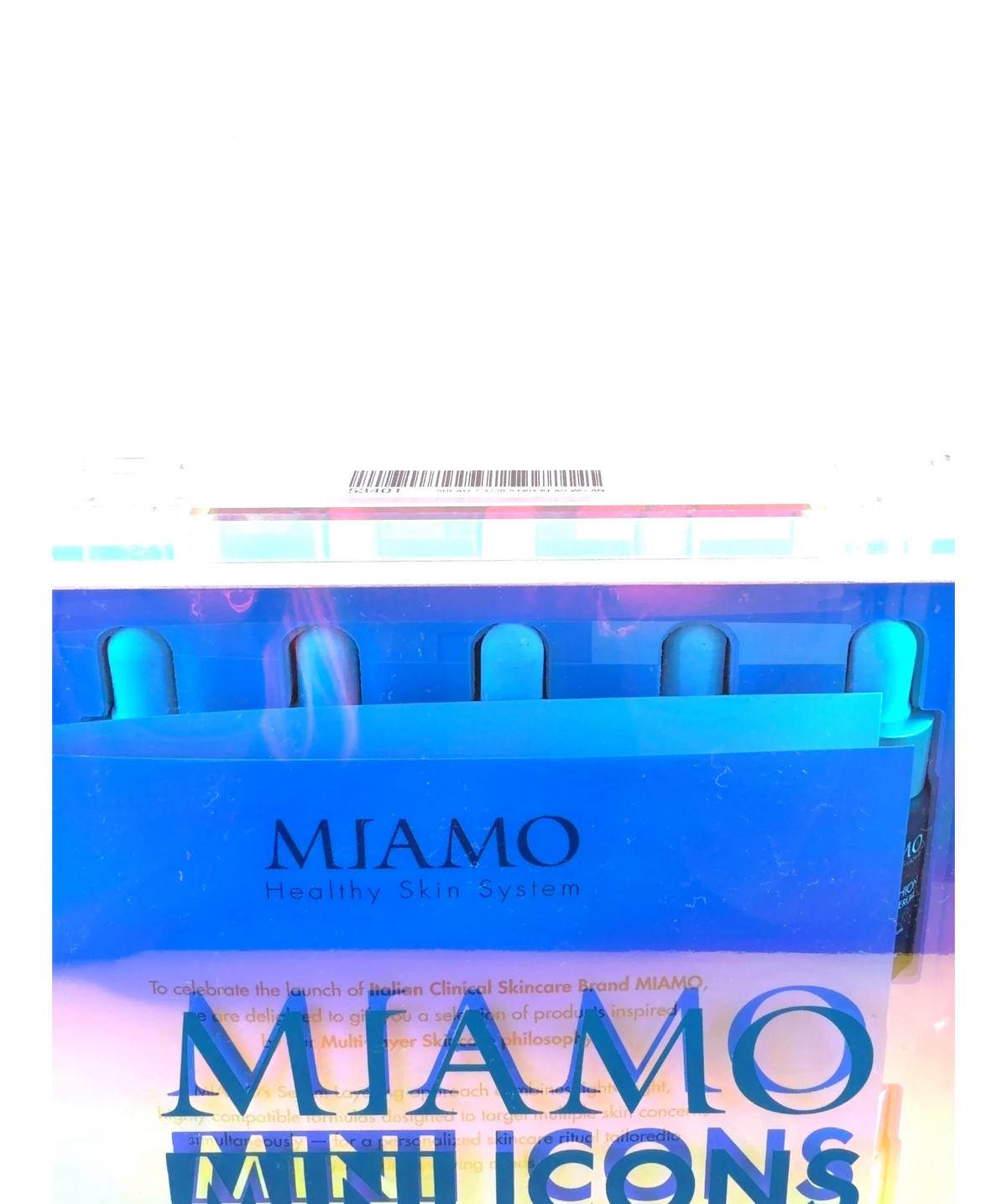 MIAMO Mini Icons / Serum Layering Set — label