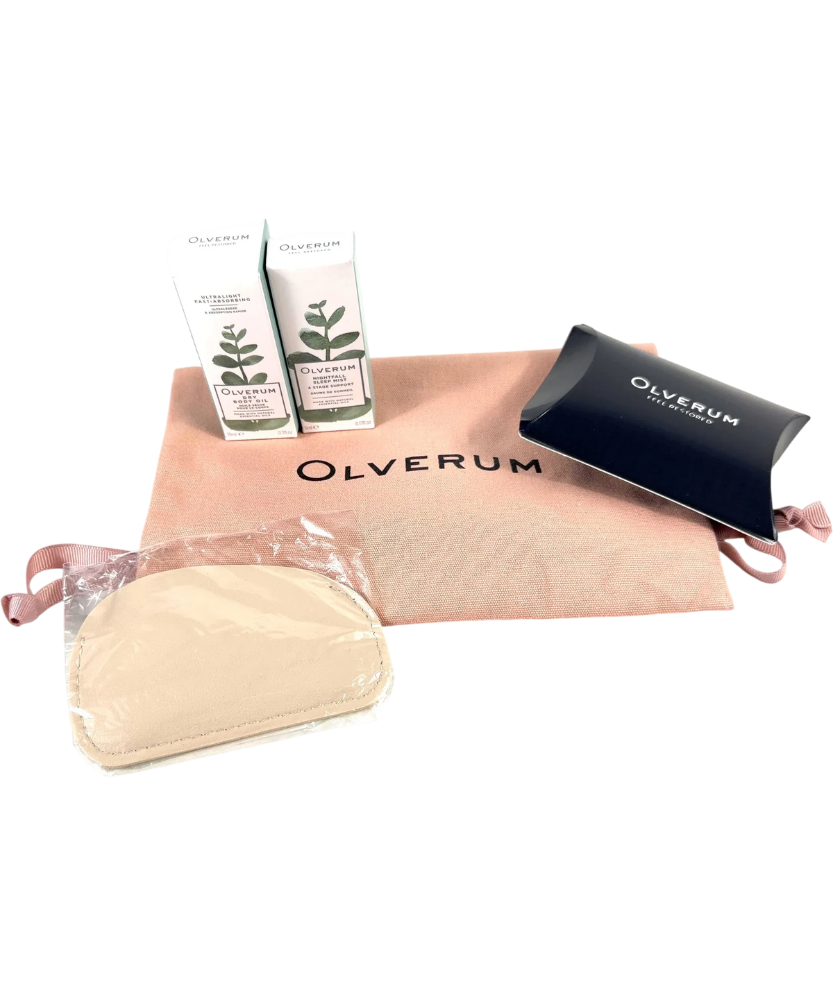 olverum Olverum Restful Sleep & Body Wellbeing Gift Set, size 10ml — front