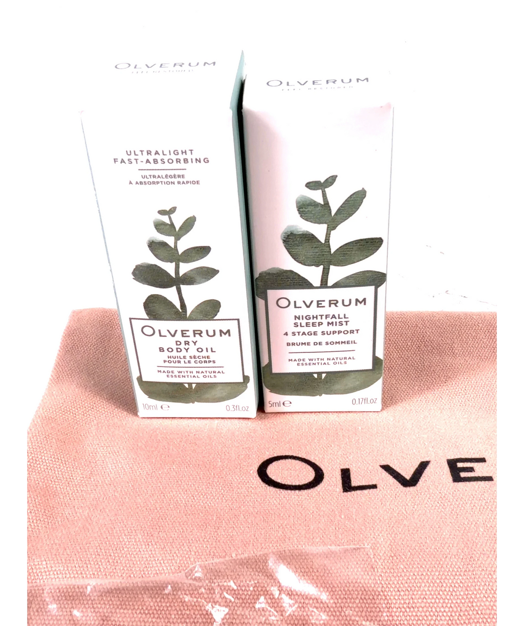 olverum Olverum Restful Sleep & Body Wellbeing Gift Set, size 10ml — care label