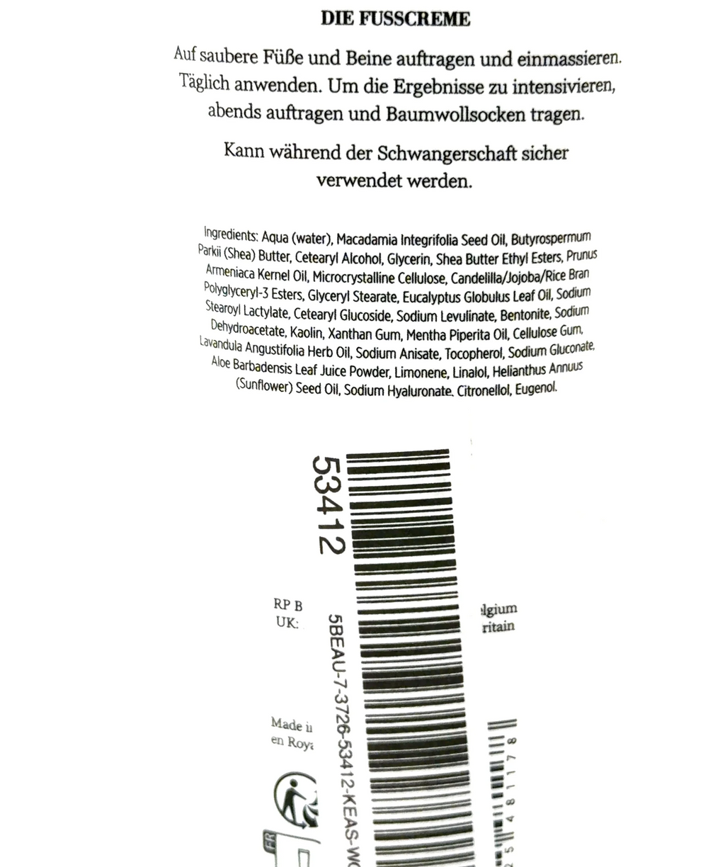 Nailberry Nailberry La Crème Pied The Foot Cream 150ml, size 150ml — fabric detail