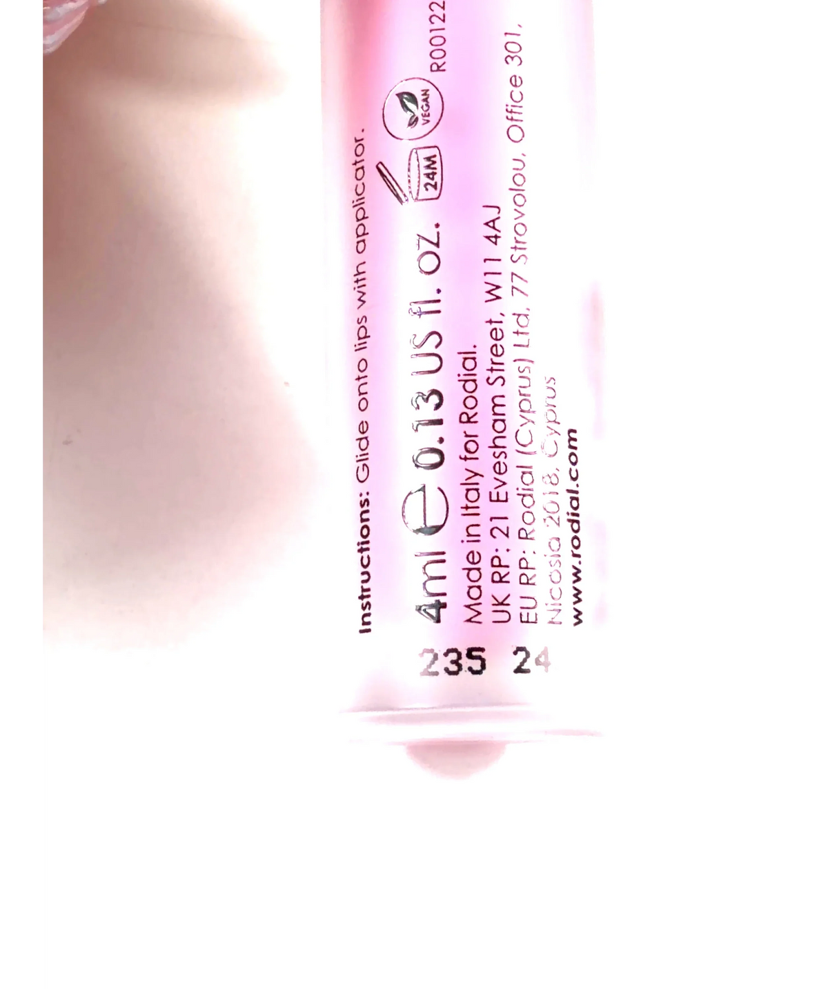Rodial pink LIP OIL, size 4ml — detail