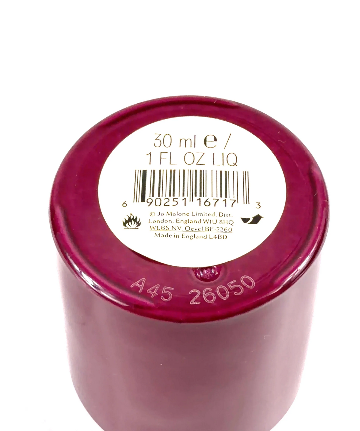 Jo Malone London SCARLET BEETROOT, size 30ml — care label