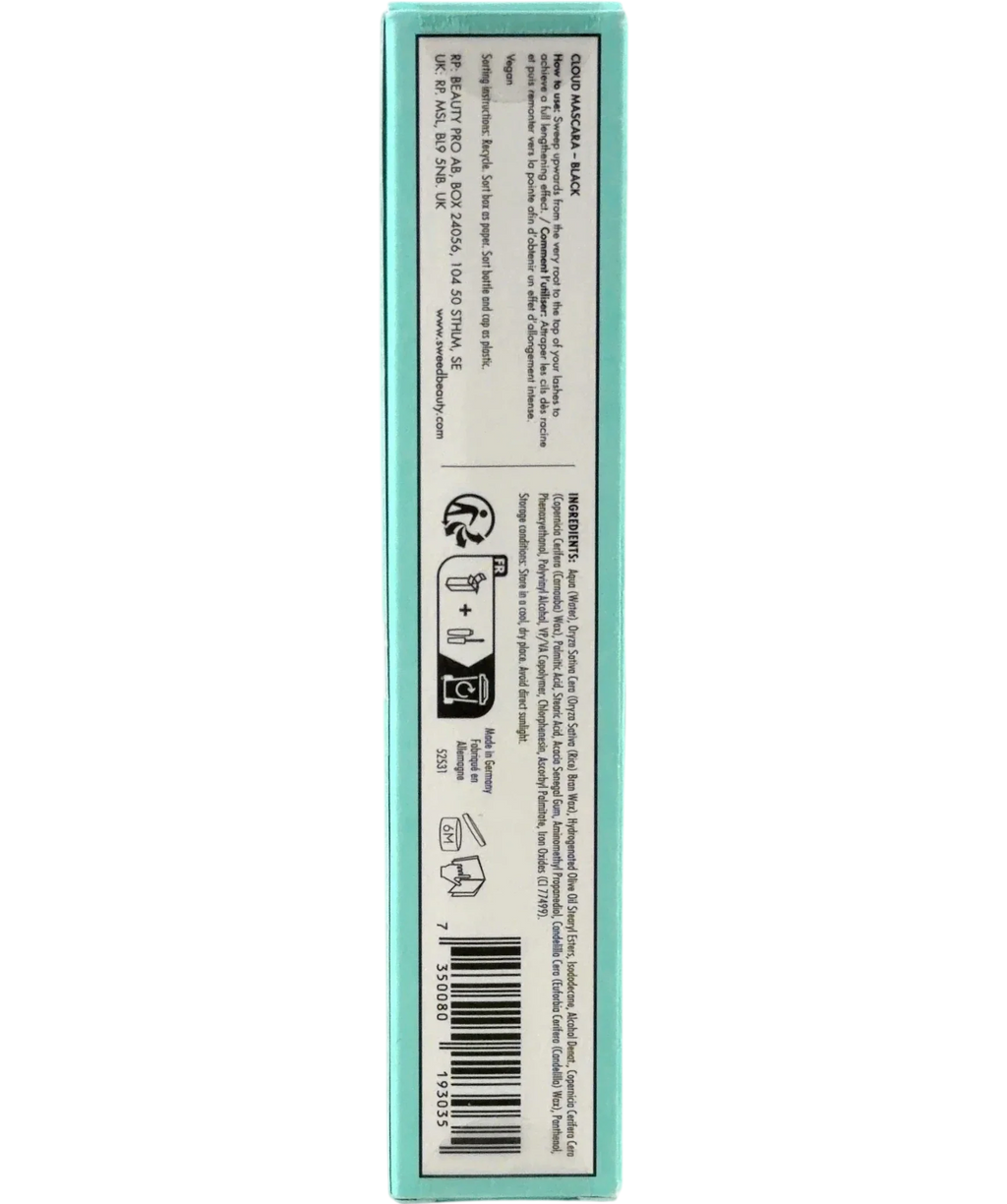 SWEED BLACK CLOUD MASCARA - BLACK, size 12ml — back