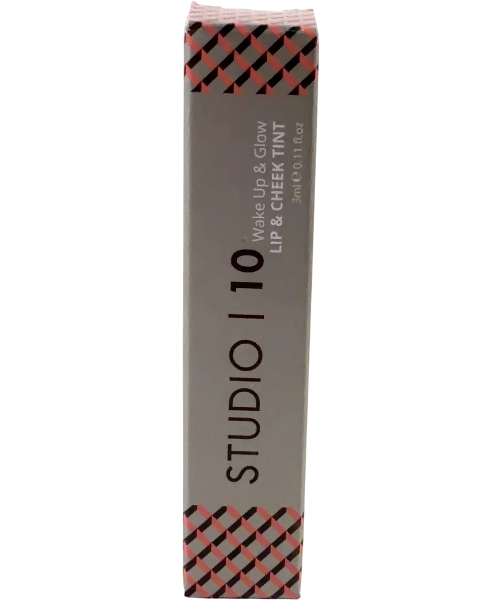Studio 10 02 Tearose Wake Up & Glow LIP & CHEEK TINT, size 3ml — front