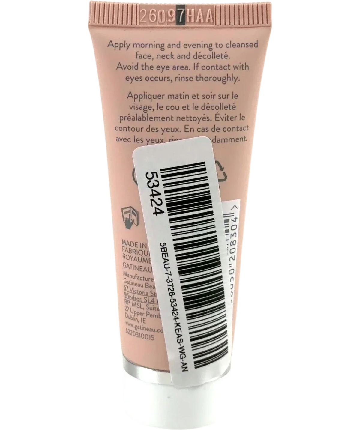 gatineau Collagene Expert Ceramide Smoothing Cream 15ml, size 15ml — back