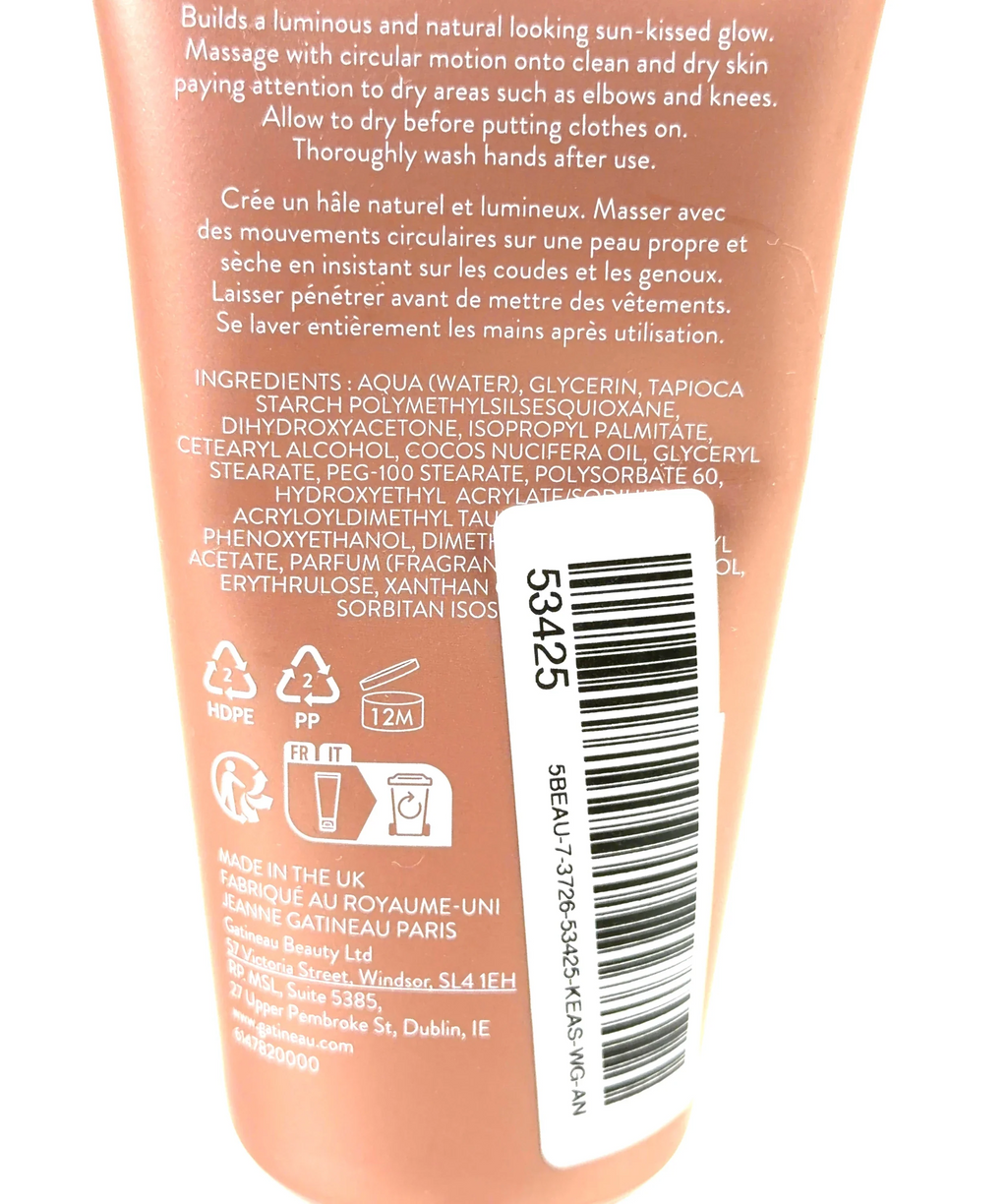 gatineau Gatineau Golden Glow Gradual Tan 75ml, size 75ml — fabric detail