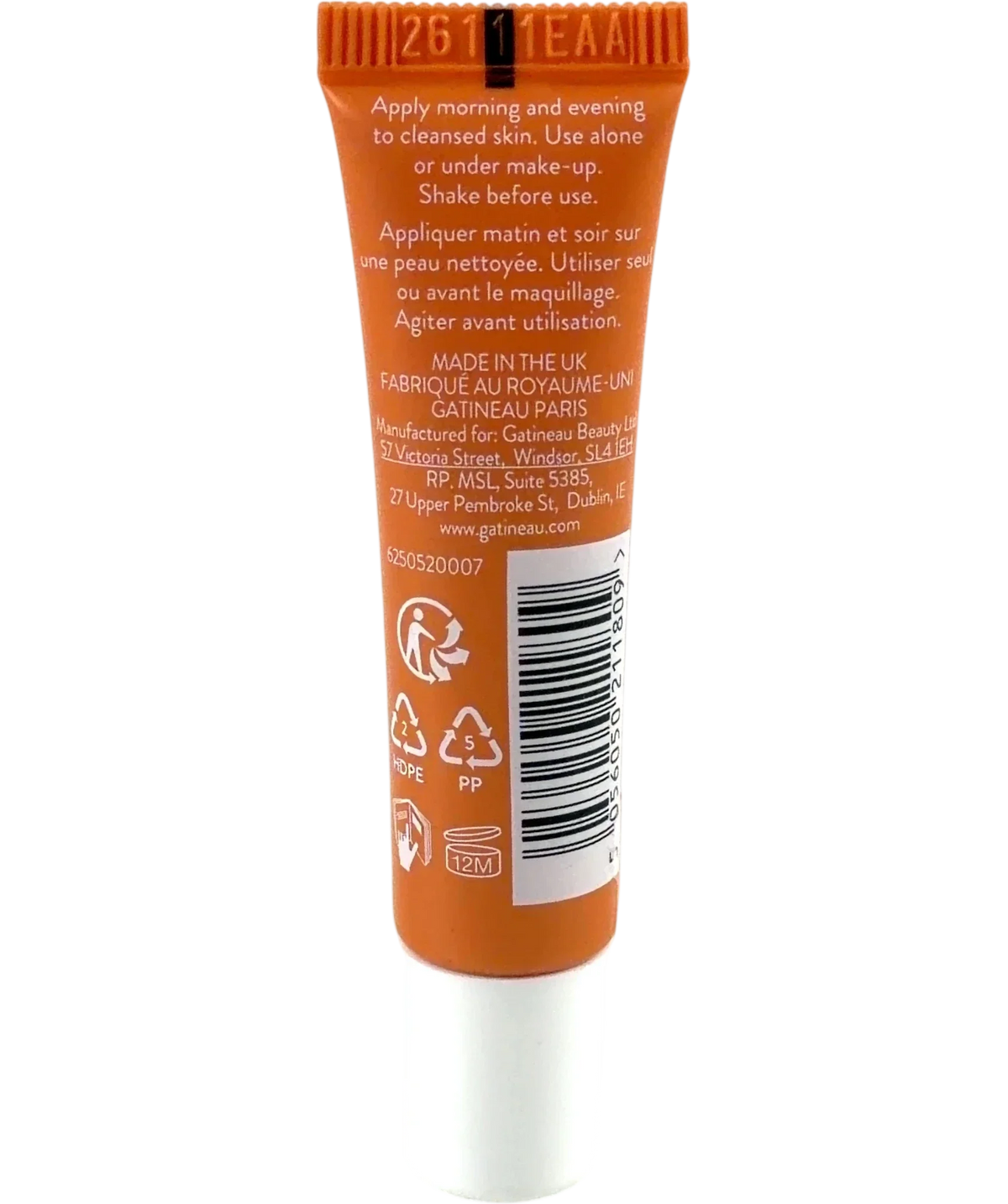 gatineau RADIANCE ENHANCING VITAMIN C SERUM, size 7ml — back