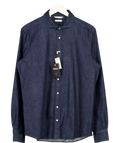 SuitSupply Blue Blue Slim Fit Shirt, size UK M — front